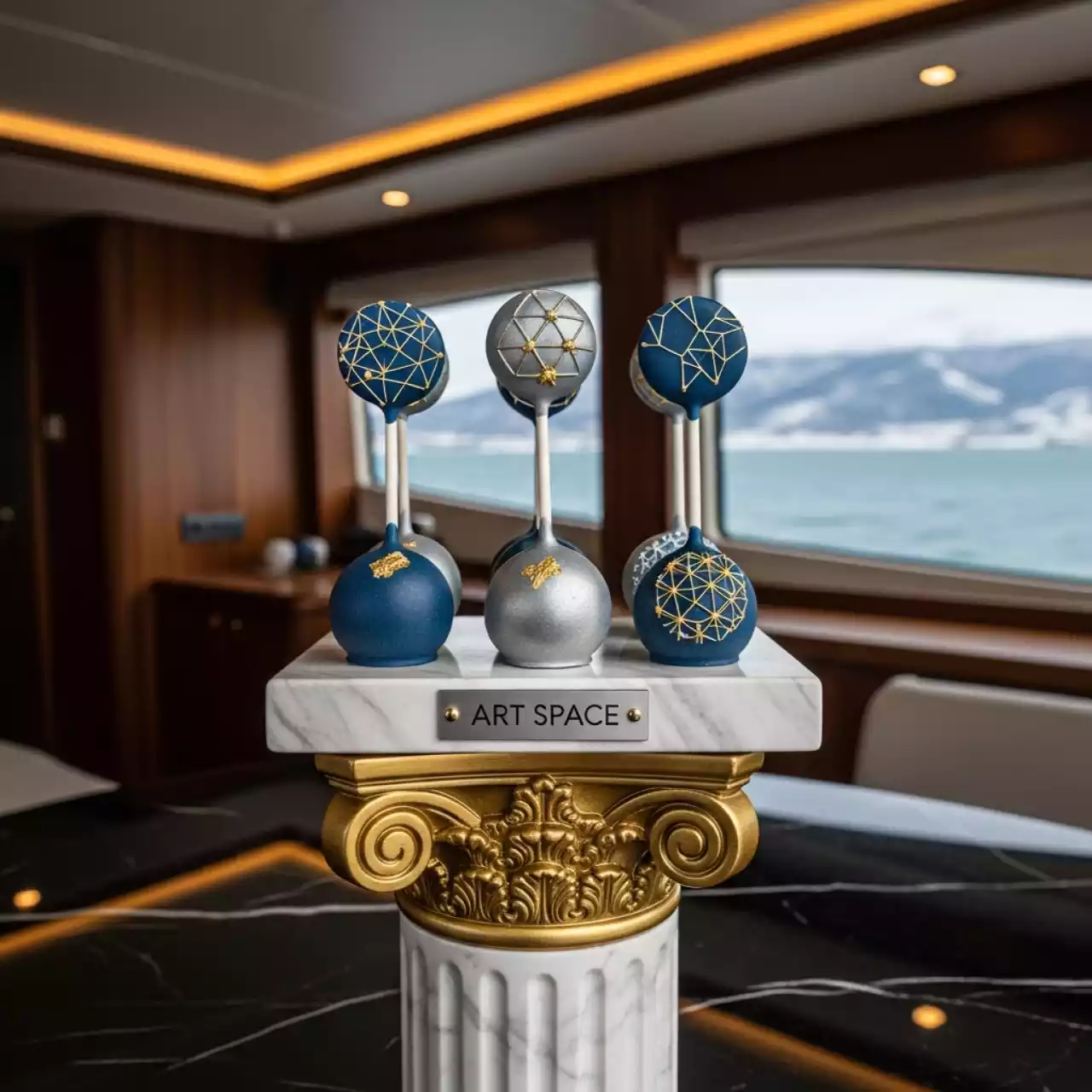 Аренда Кейк попсы на VIP-яхте (Имеретинский порт) — ART SPACE