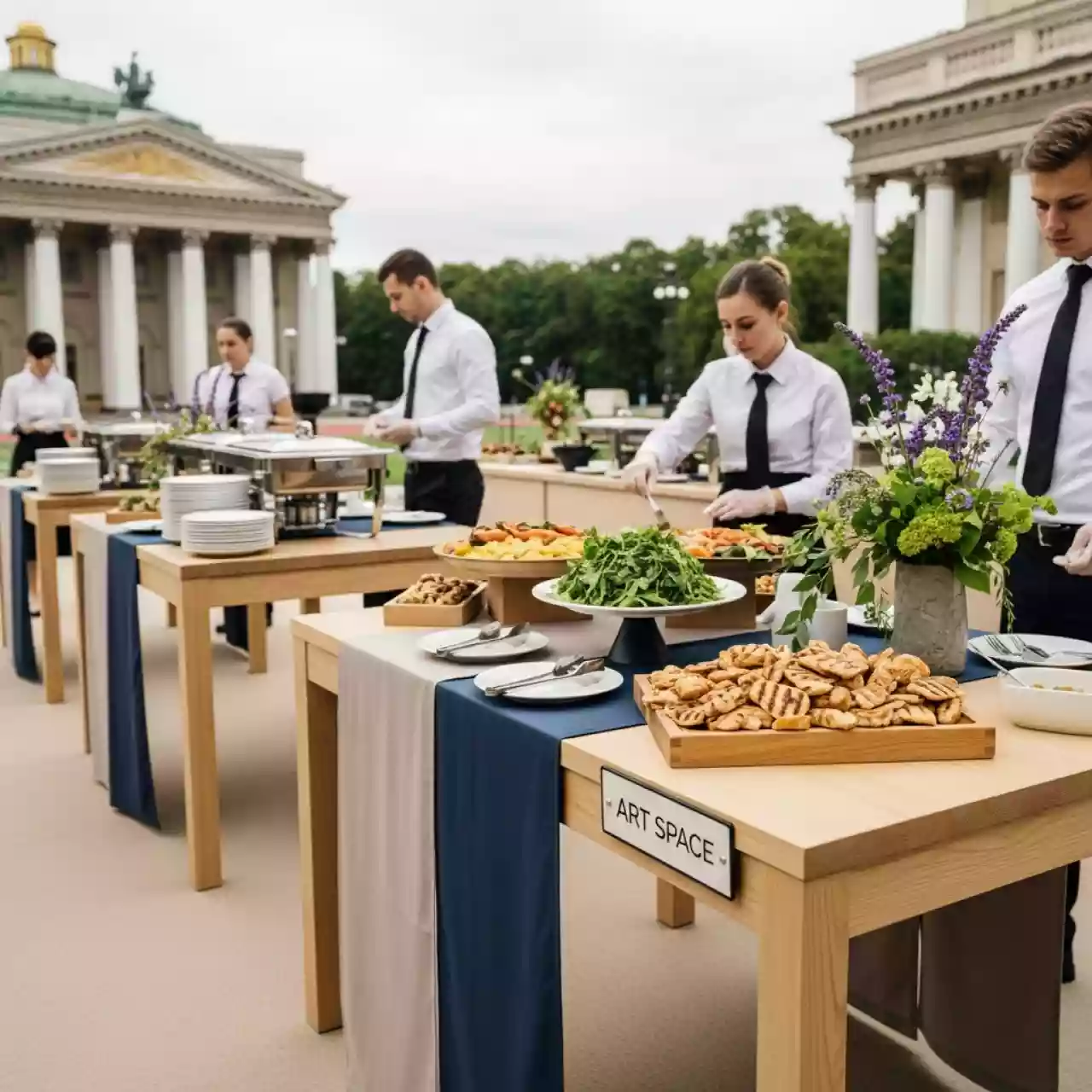 Аренда Кейтеринг на природе в Зимнем театре — ART SPACE