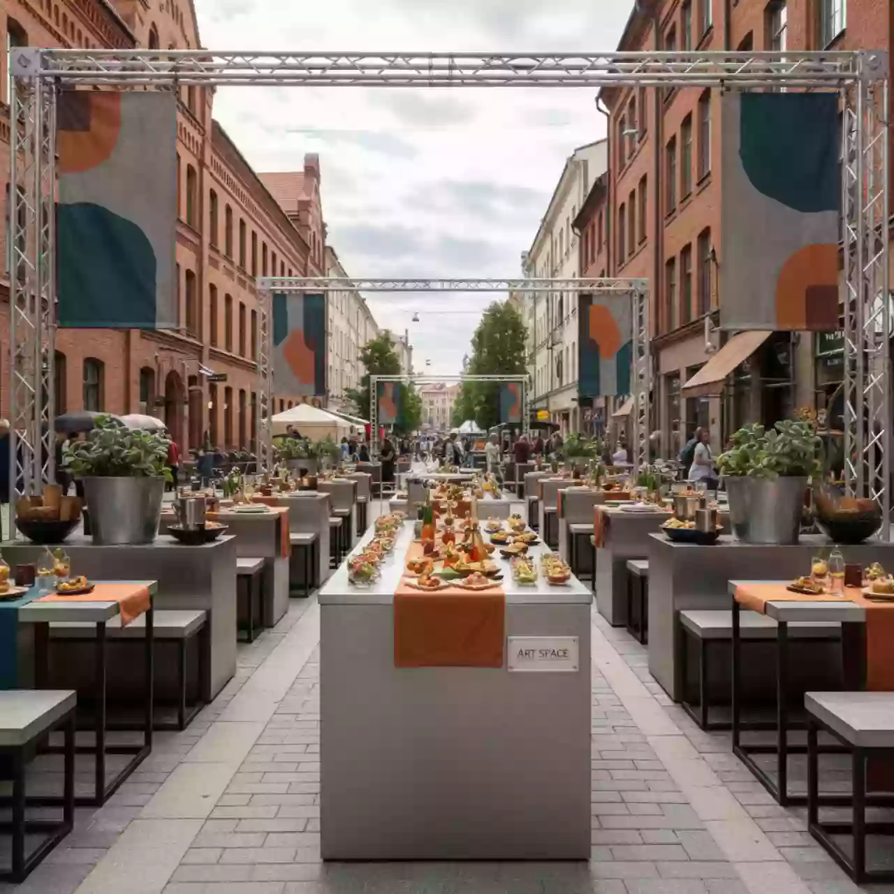 Аренда Кейтеринг на улице в ресторане «Voda» — ART SPACE