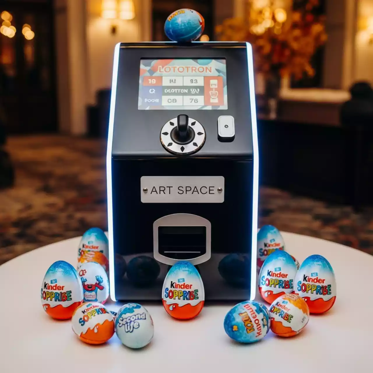Аренда Киндер сюрпризы для лототрона "Вторая жизнь" Boutique Hotel PORTUM 1905 — ART SPACE