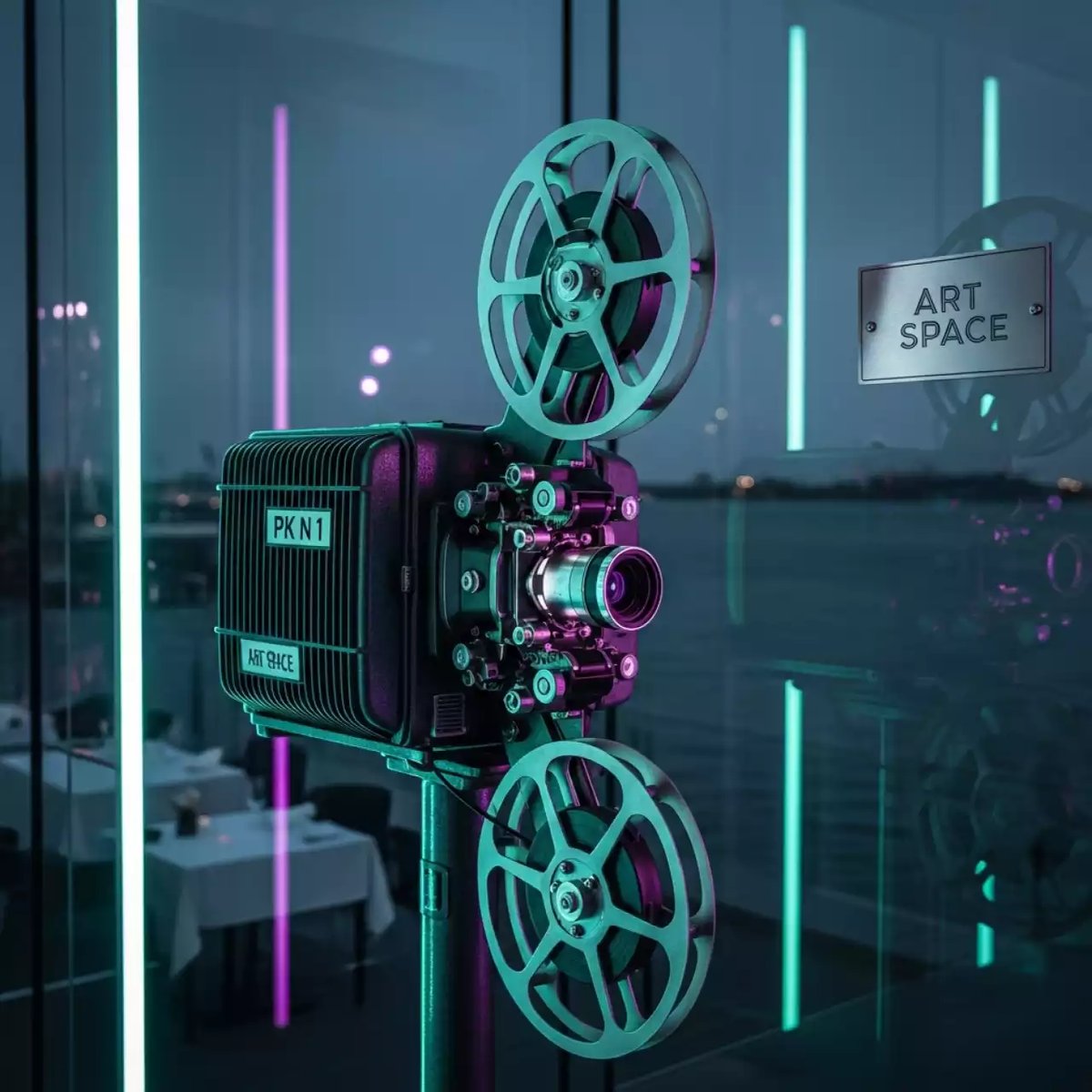 Аренда Киноустановки ПК Н 1 кинореквизит в ресторане «Voda» — ART SPACE