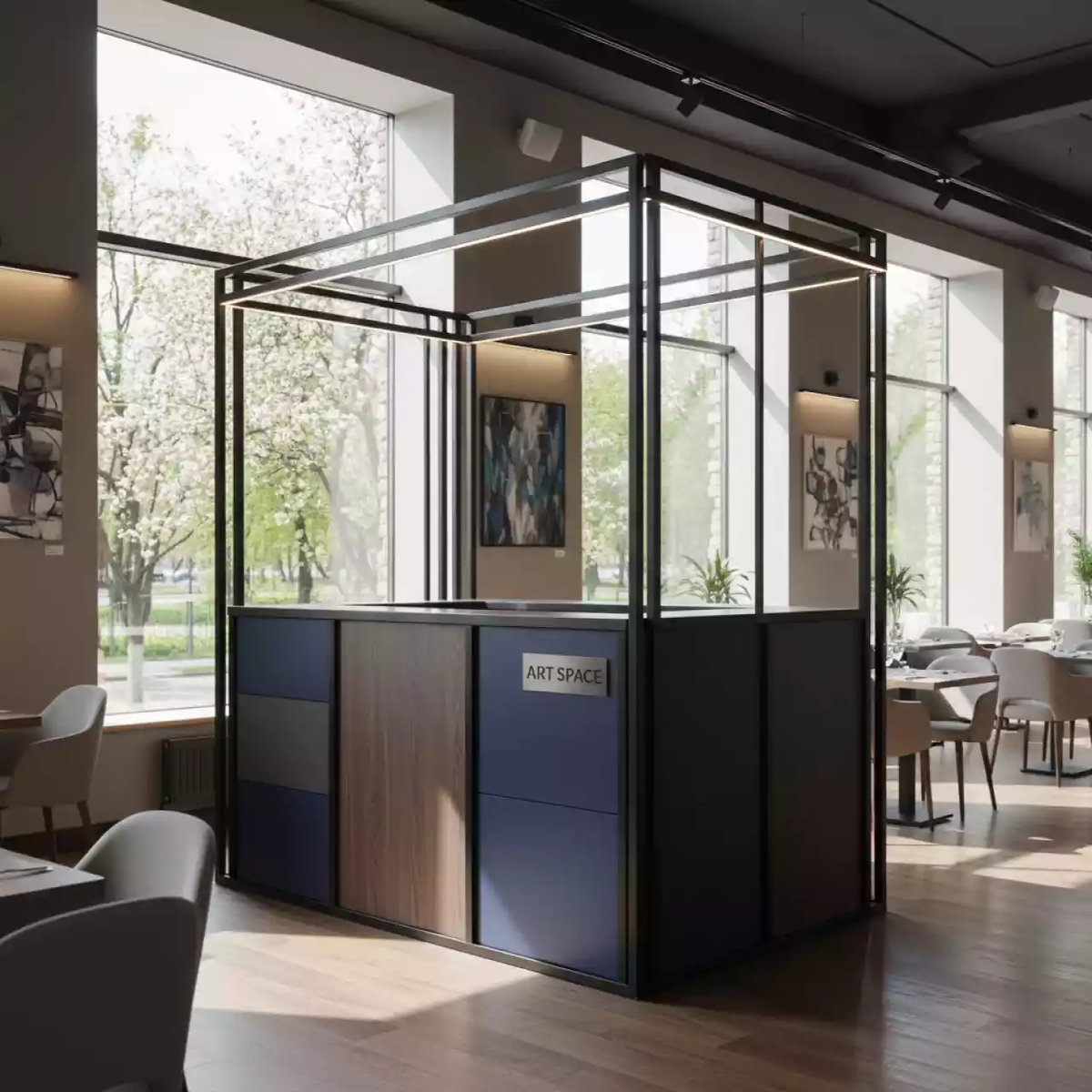 Аренда Киоск 2х2 м в ресторане «Магеллан» — ART SPACE