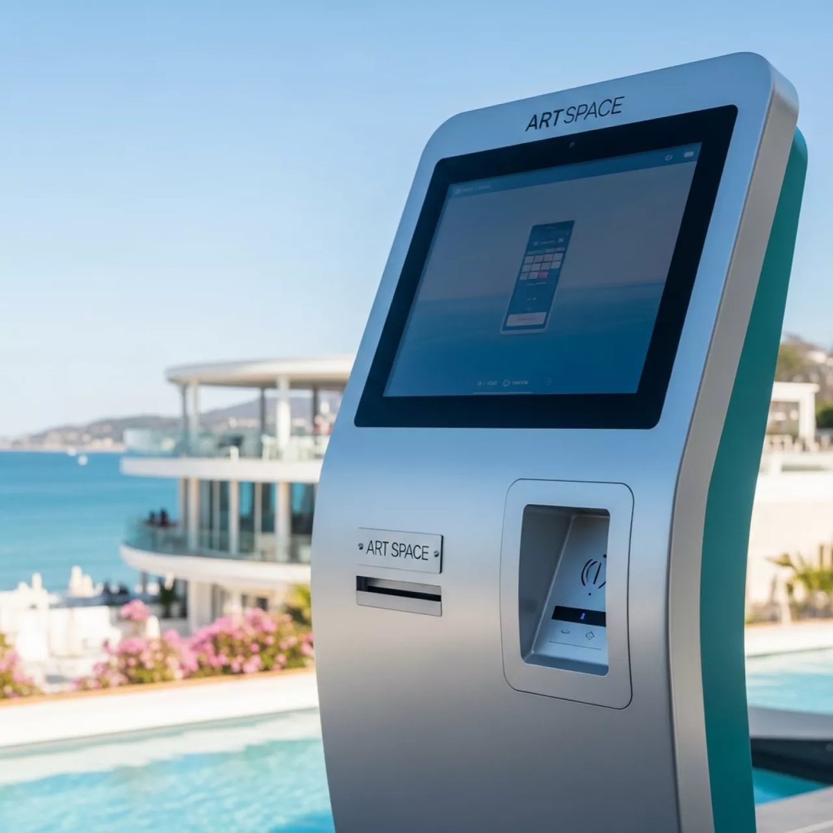 Аренда Киоск билетный сенсорный Tony 24 в пляжном клубе Del Mar — ART SPACE