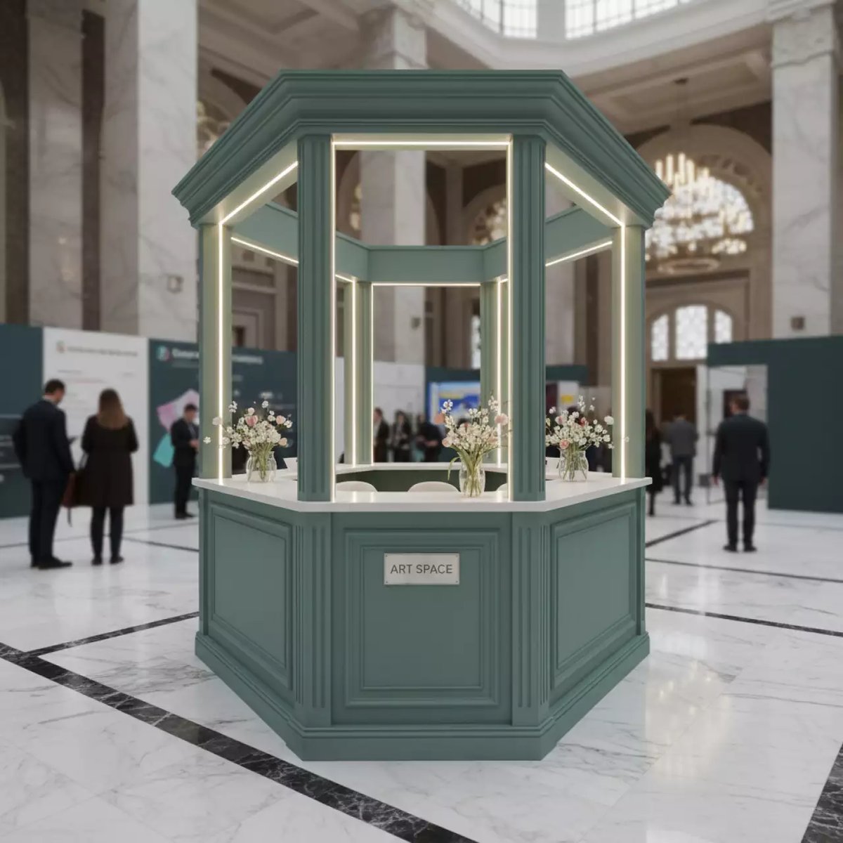 Аренда Киоск Эко терем 2х3 м комплектация B в Mantera Supreme — ART SPACE