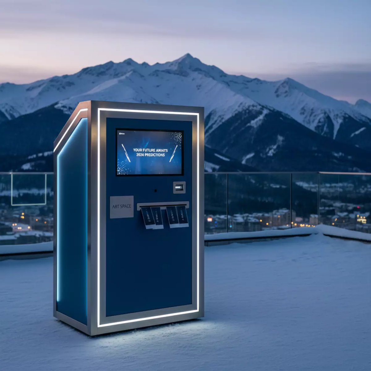 Аренда Киоск предсказаний новогодний на курорте «Газпром» (Альпика) — ART SPACE