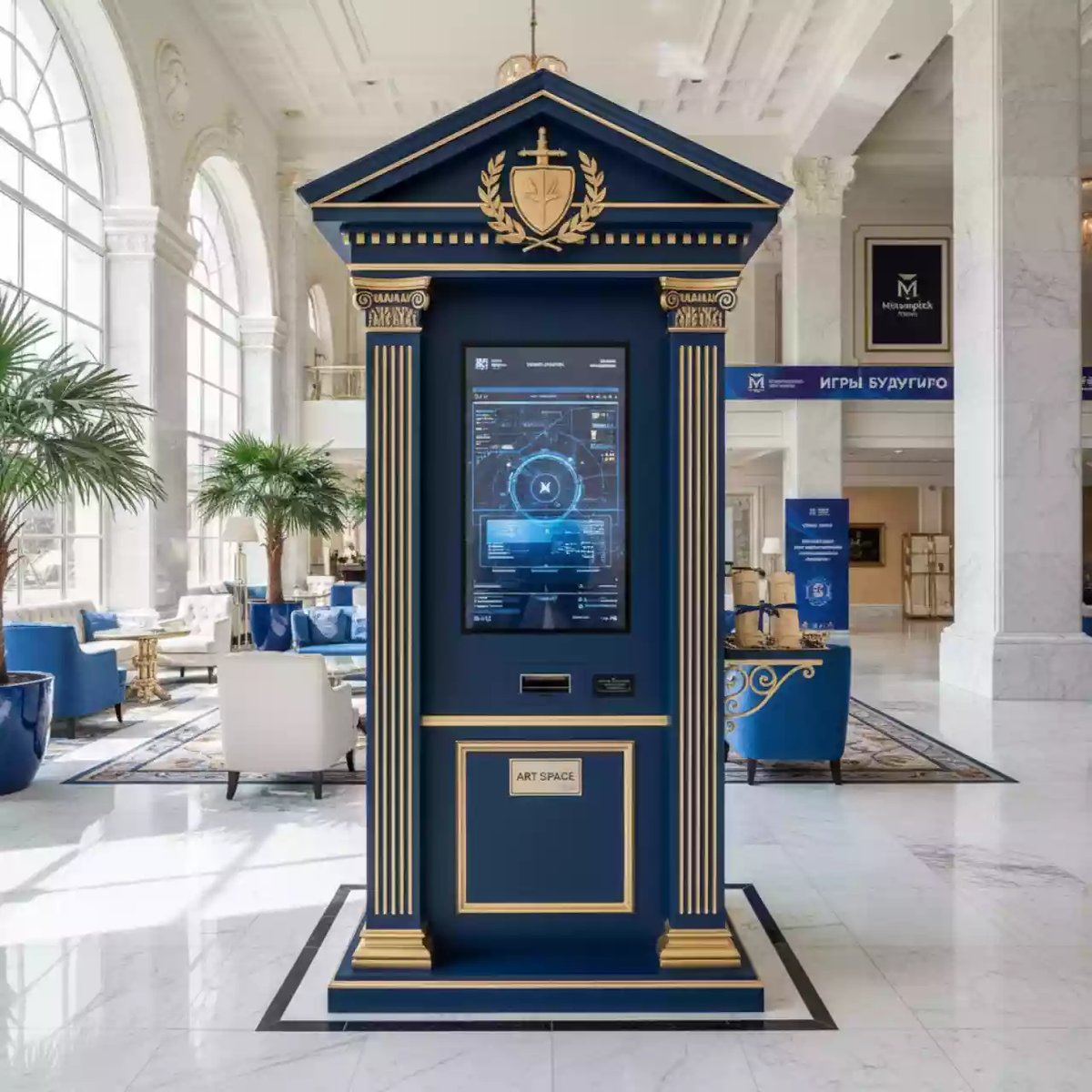 Аренда Киоск предсказаний военный в Mövenpick Hotel — ART SPACE