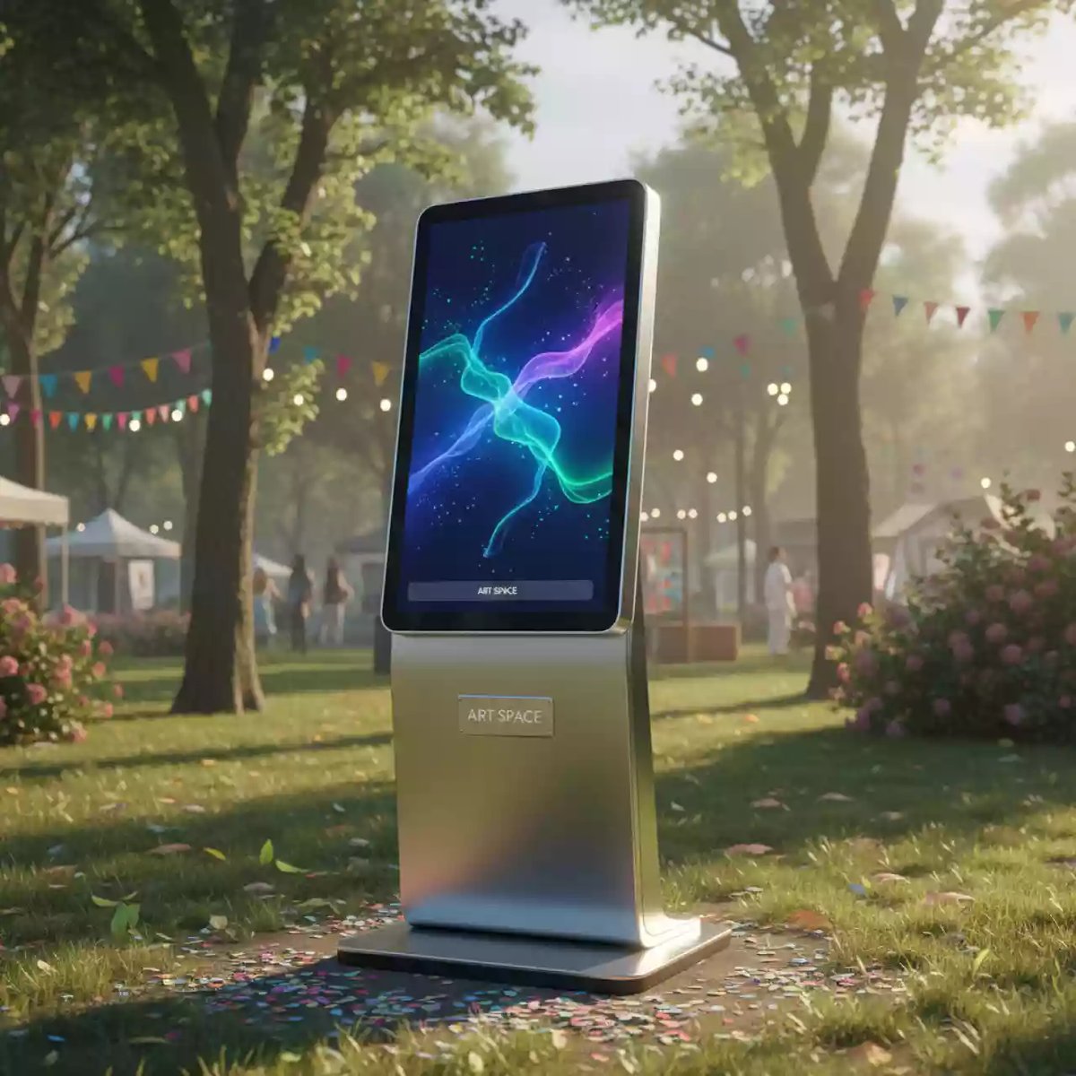 Аренда Киоск самообслуживания сенсорный LR Ультра 43 дюйма в парке «Ривьера» — ART SPACE