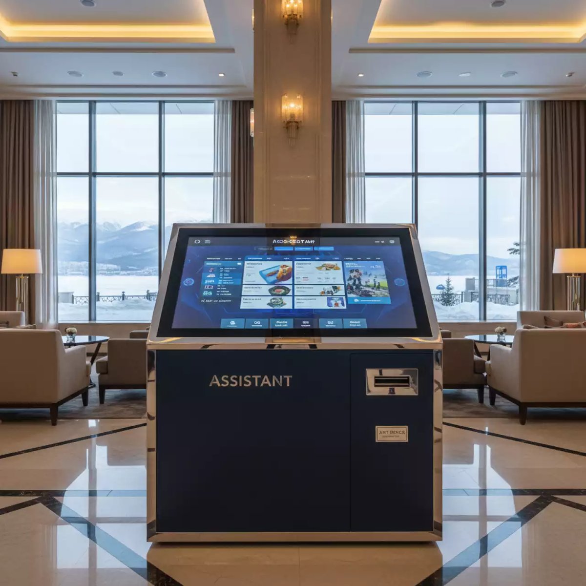 Аренда Киоск сенсорный Ассистент в Sport Inn Hotel & Wellness — ART SPACE