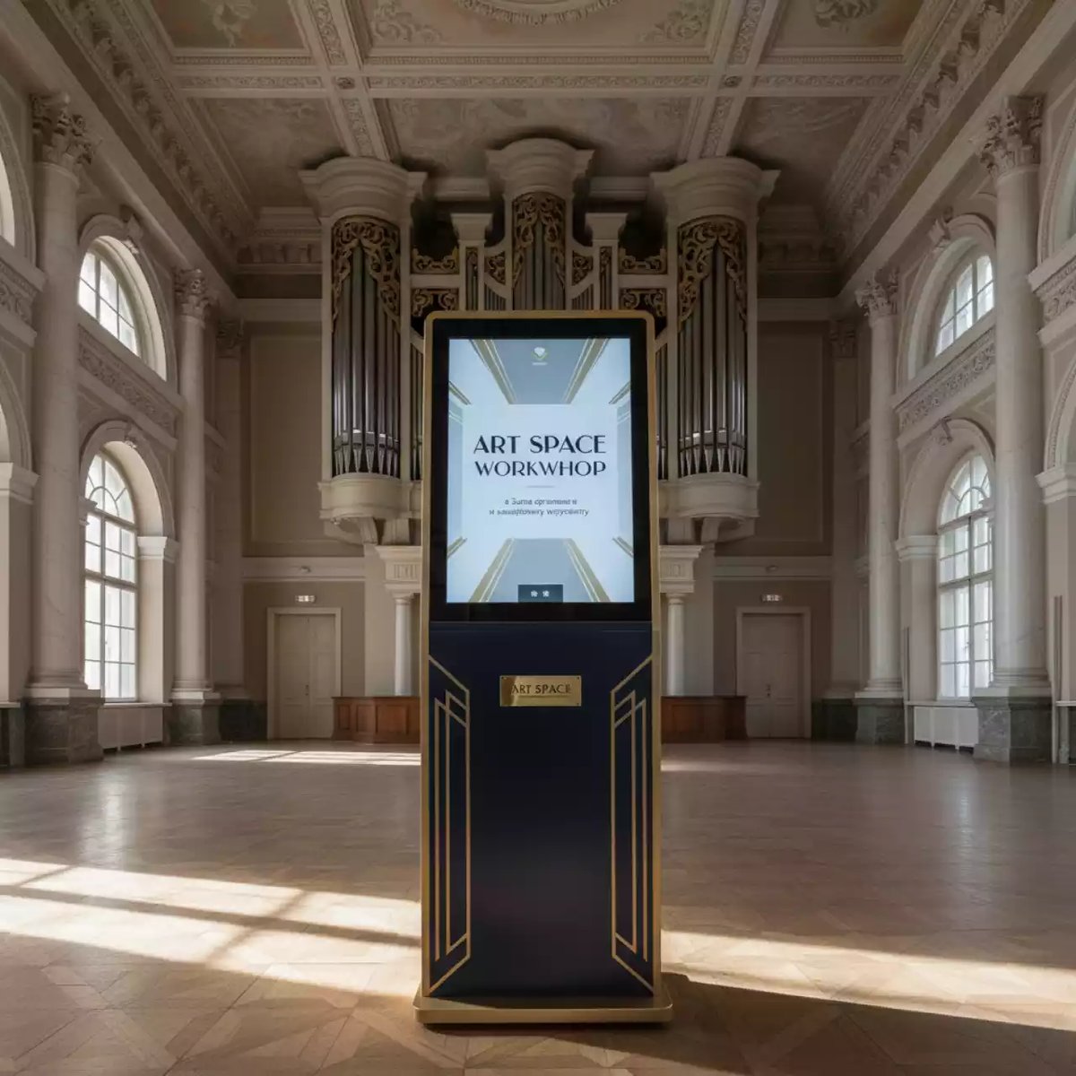 Аренда Киоск сенсорный Axe Tech Noble Medium в Зале органной и камерной музыки — ART SPACE