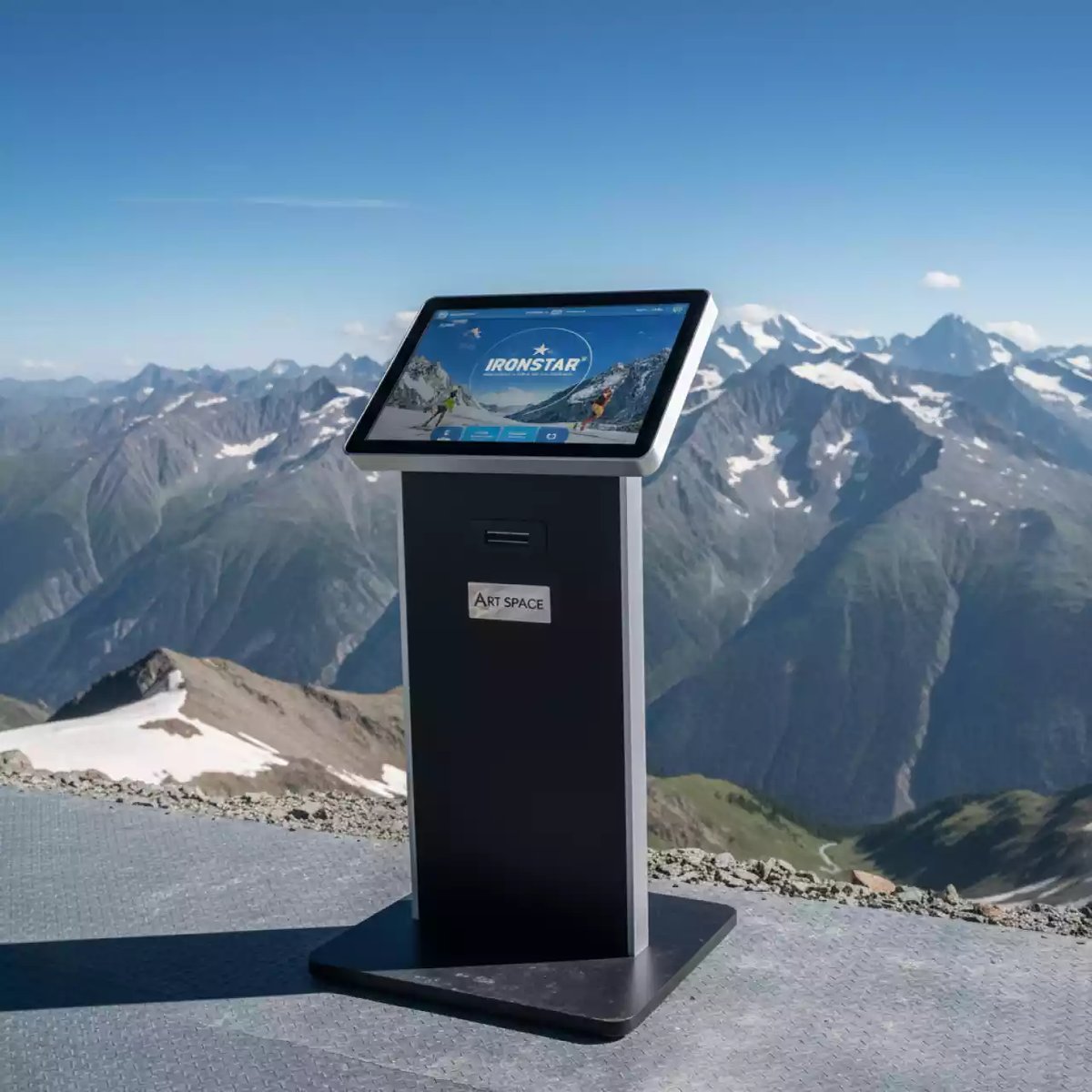 Аренда Киоск сенсорный Маэстро 17" на площадке Rosa Peak (2320м) — ART SPACE
