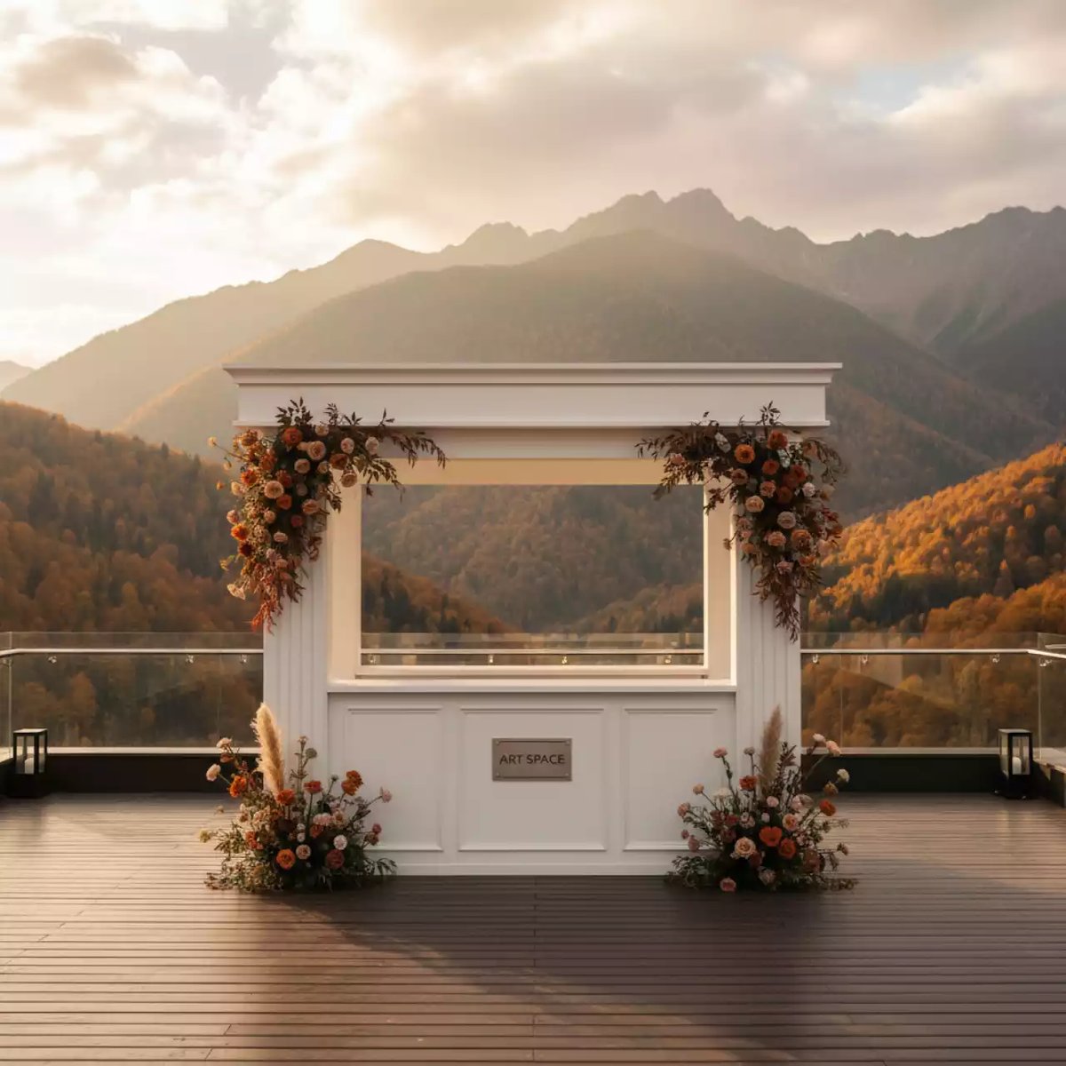 Аренда Киоск Street белый в Skypark Sochi — ART SPACE