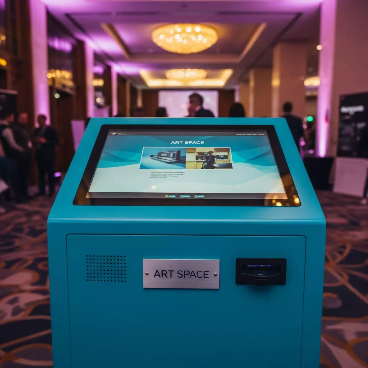 Аренда Киоска сенсорного Axe Tech Aura Premium 2.0 в Mövenpick Hotel — ART SPACE