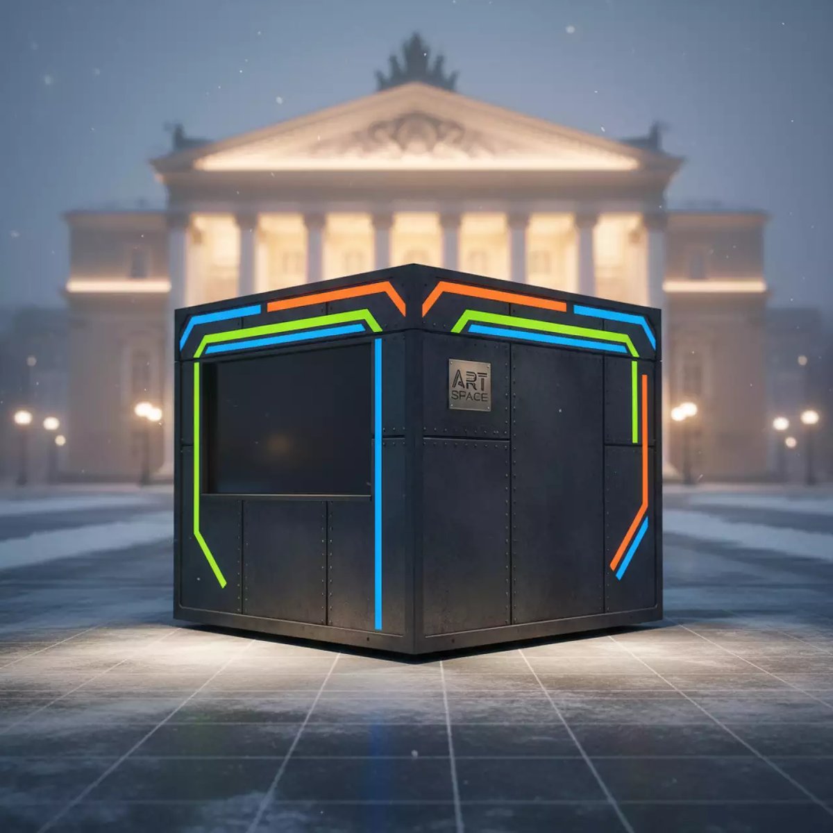 Аренда Киоски мобильные Bover 3х2 в Зимнем театре — ART SPACE