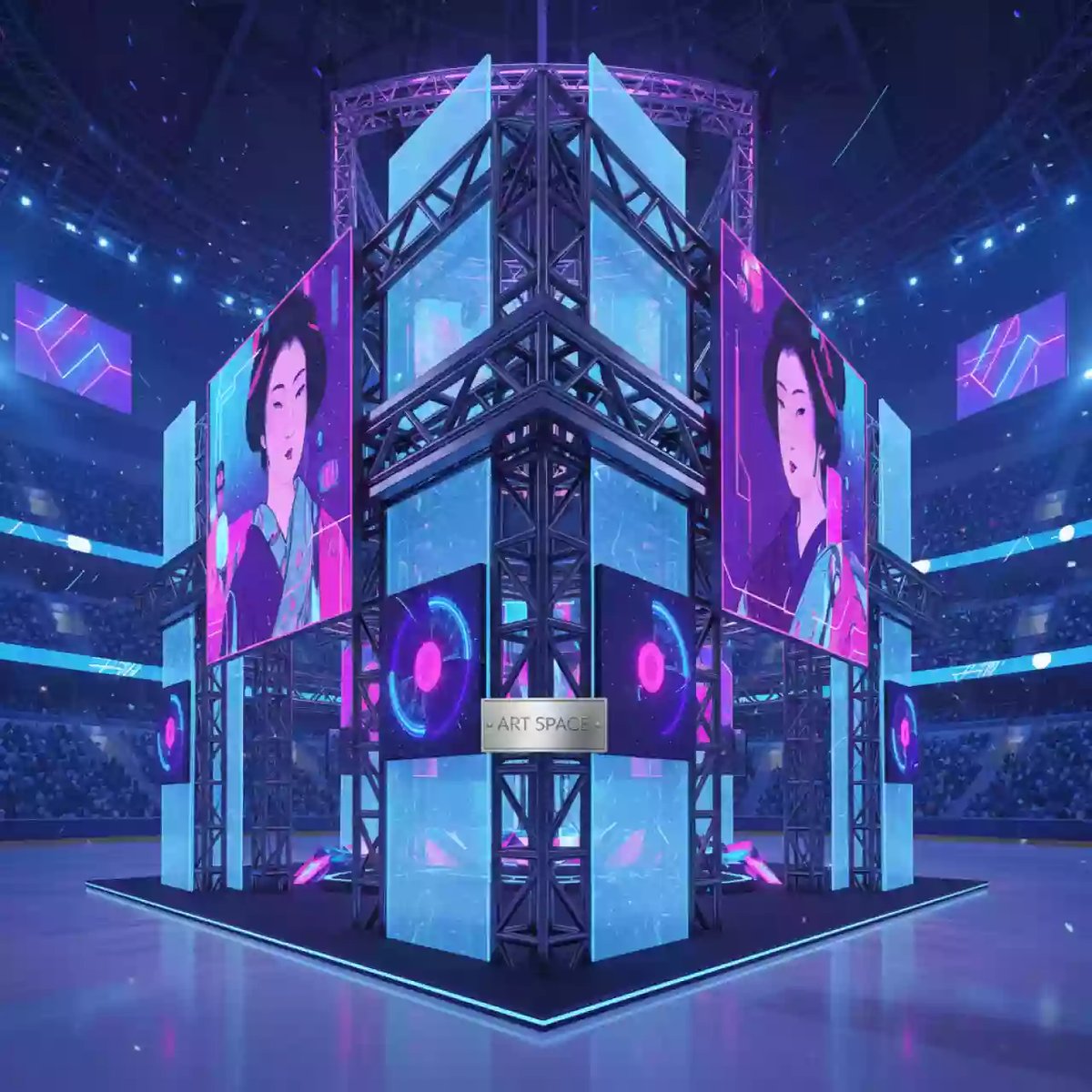 Аренда Китагава Утамаро в ледовом дворце «Большой» — ART SPACE