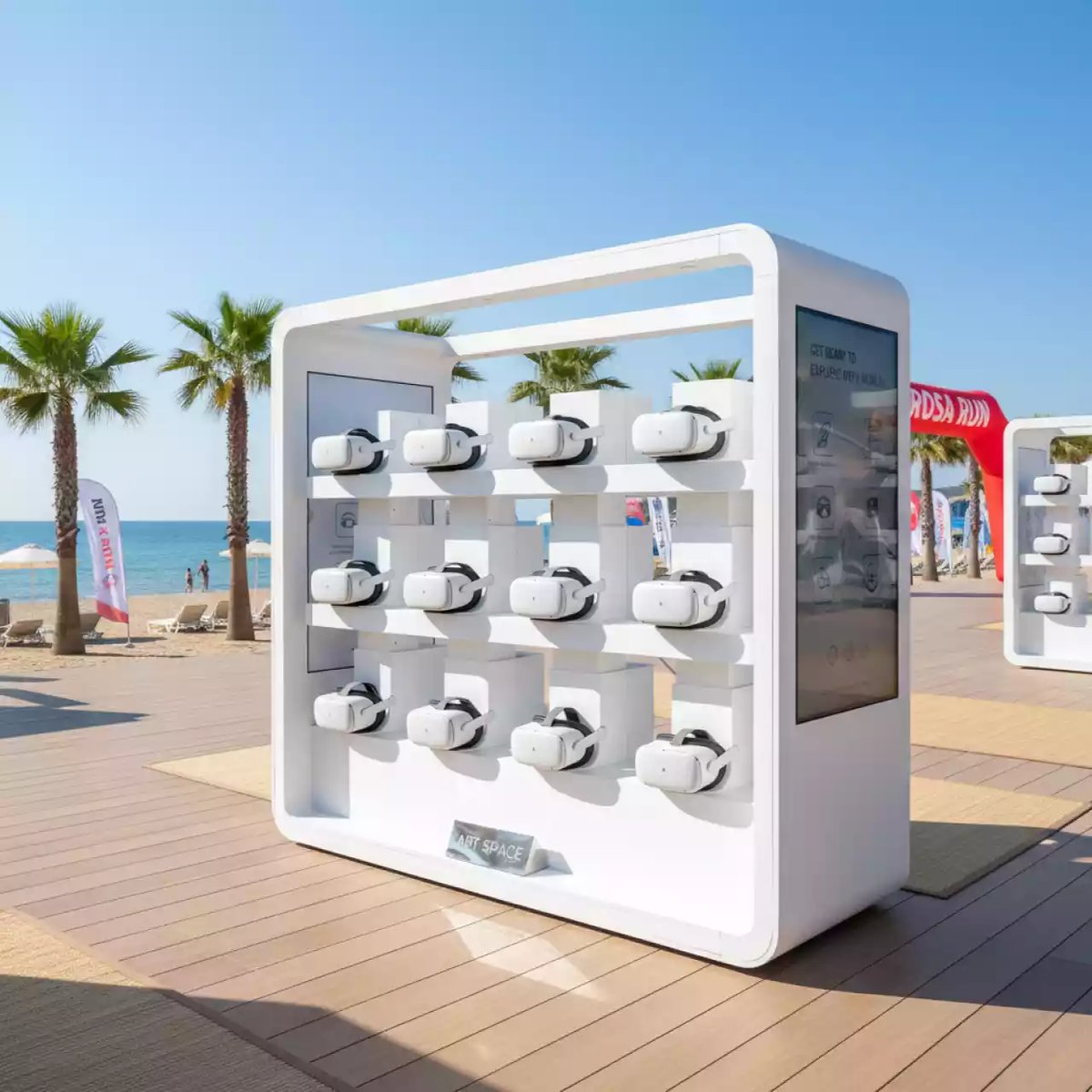 Аренда Класс VR мобильный EDUBLOCK PICO 3 VR 12 в пляжном комплексе VinoGrad — ART SPACE
