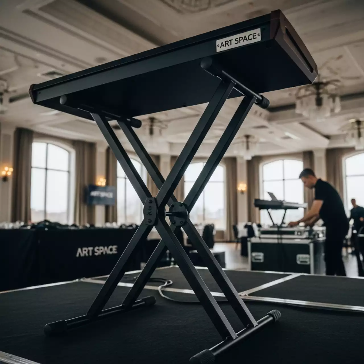 Аренда Клавишная стойка Hercules KS240B в банкетном зале «Дельфин» — ART SPACE