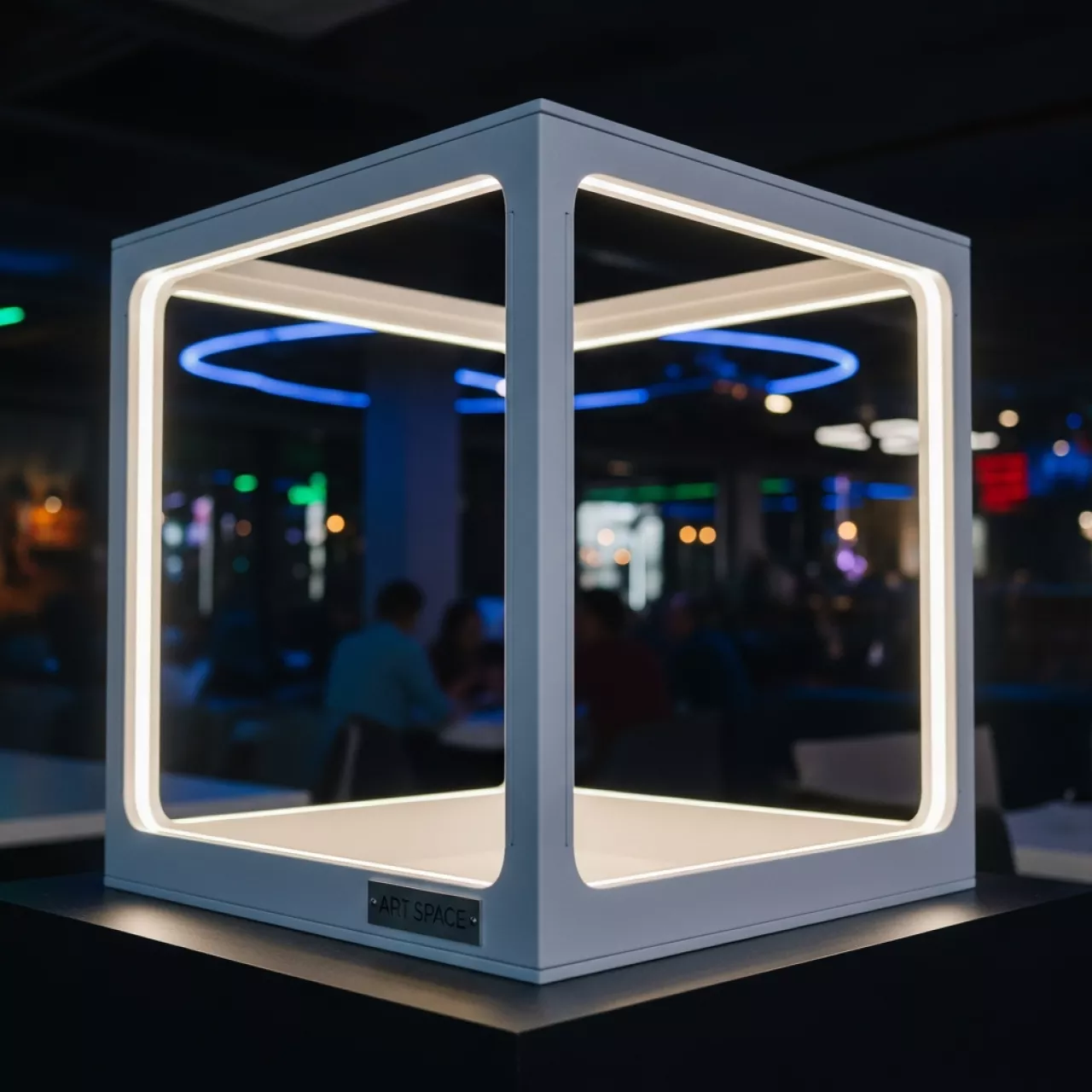 Аренда Клетка декоративная квадратная белая 40 см в ресторане «Магадан» — ART SPACE