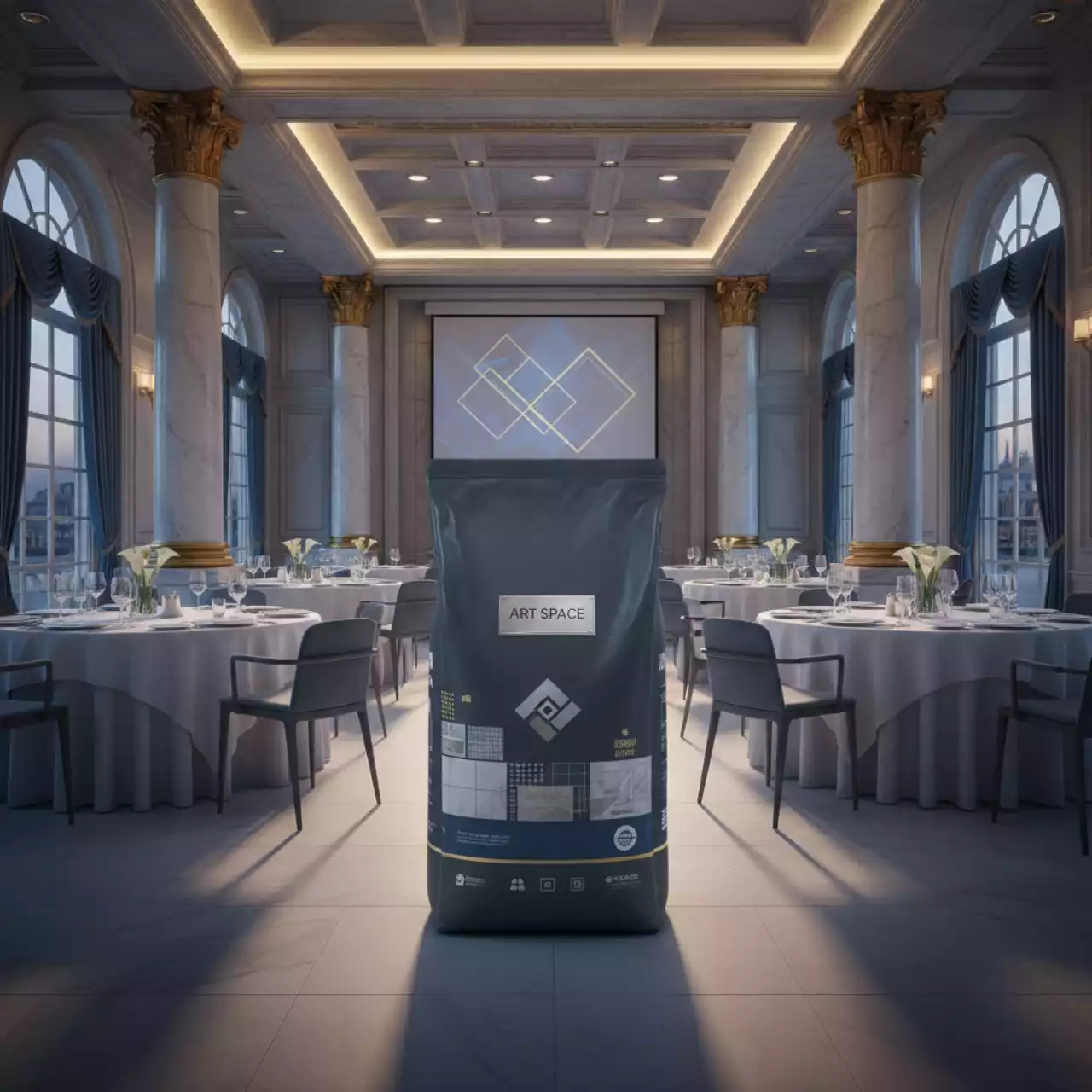 Аренда Клей для плитки в ресторане «Паруса» — ART SPACE