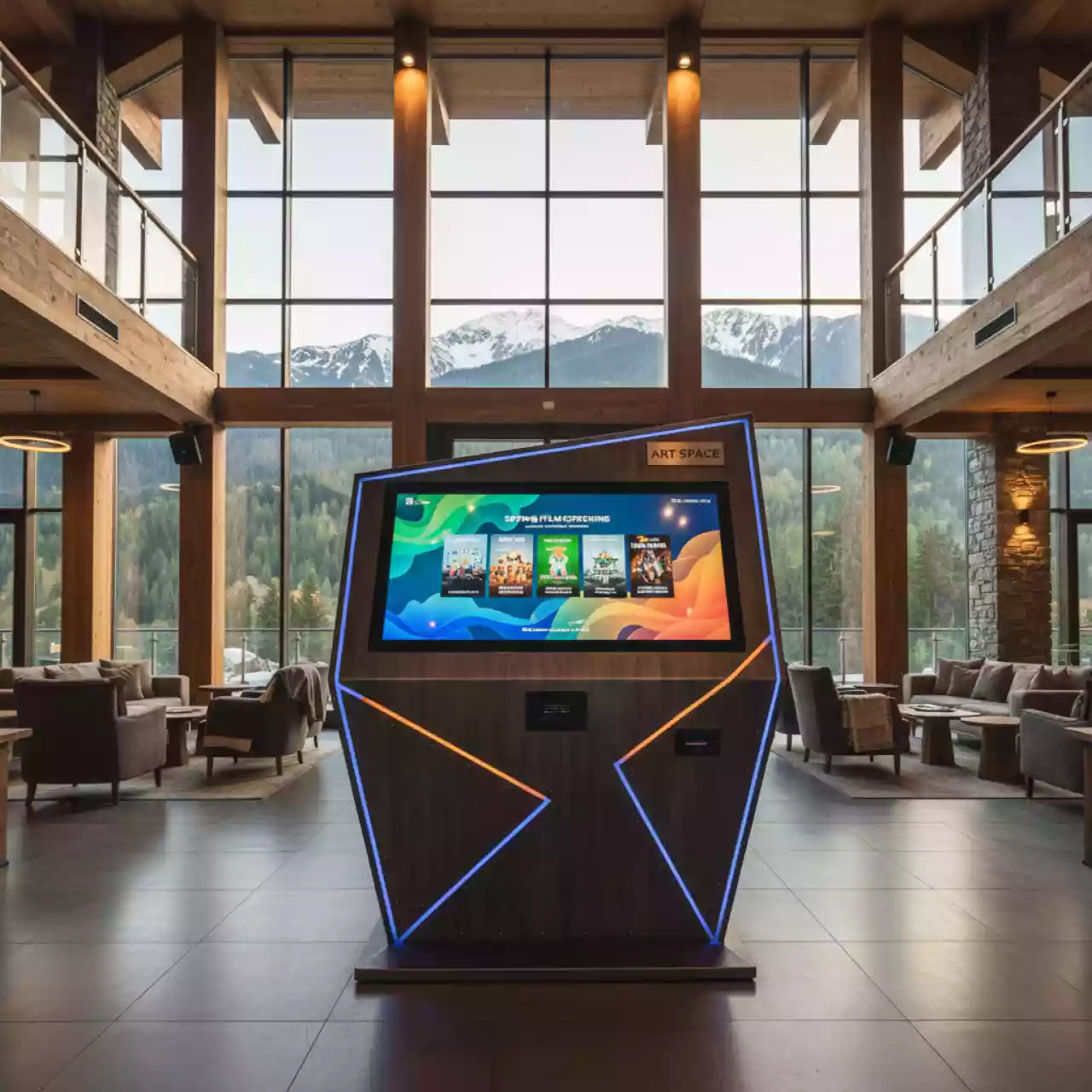 Аренда Клик инфостойка на курорте «Газпром» (Альпика) — ART SPACE