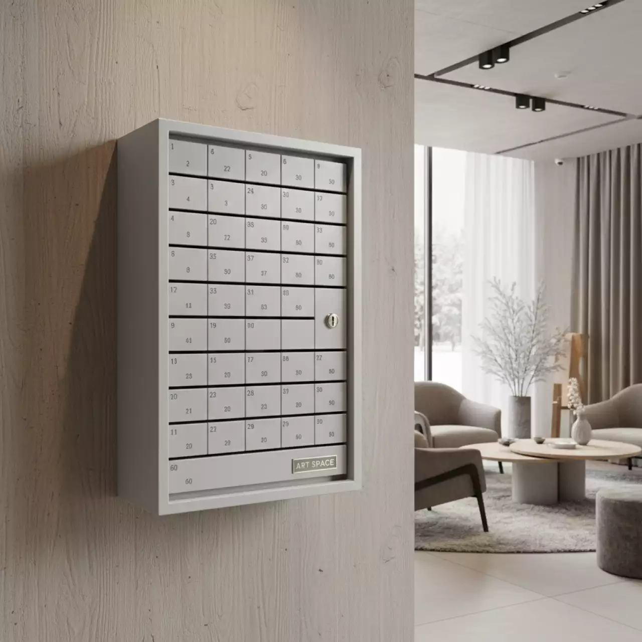 Аренда Ключница металлическая настенная Office Force на 60 ключей в Imeretinskiy Hotel — ART SPACE