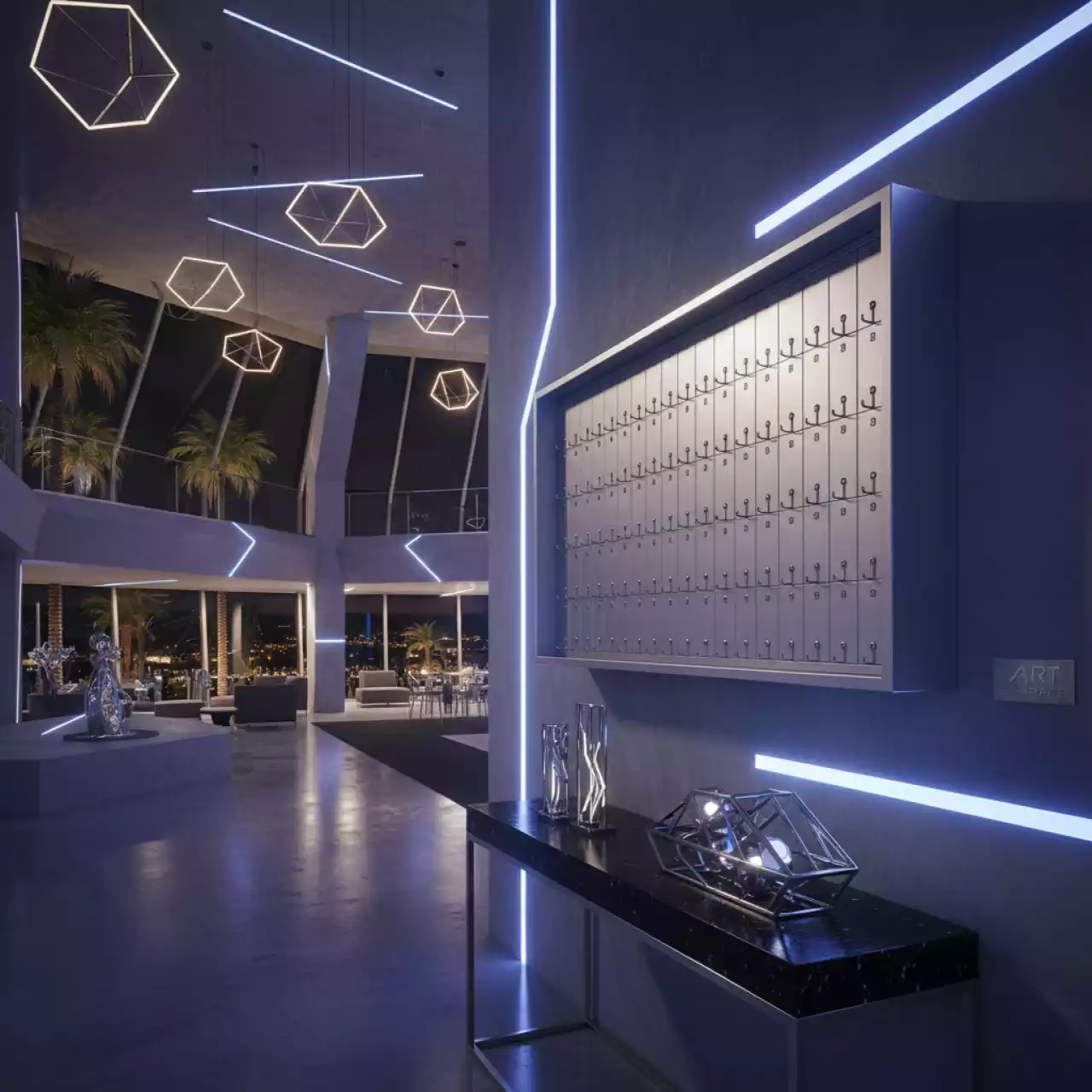 Аренда Ключница настенная металлическая Office Force на 100 ключей в отеле Radisson Lazurnaya — ART SPACE