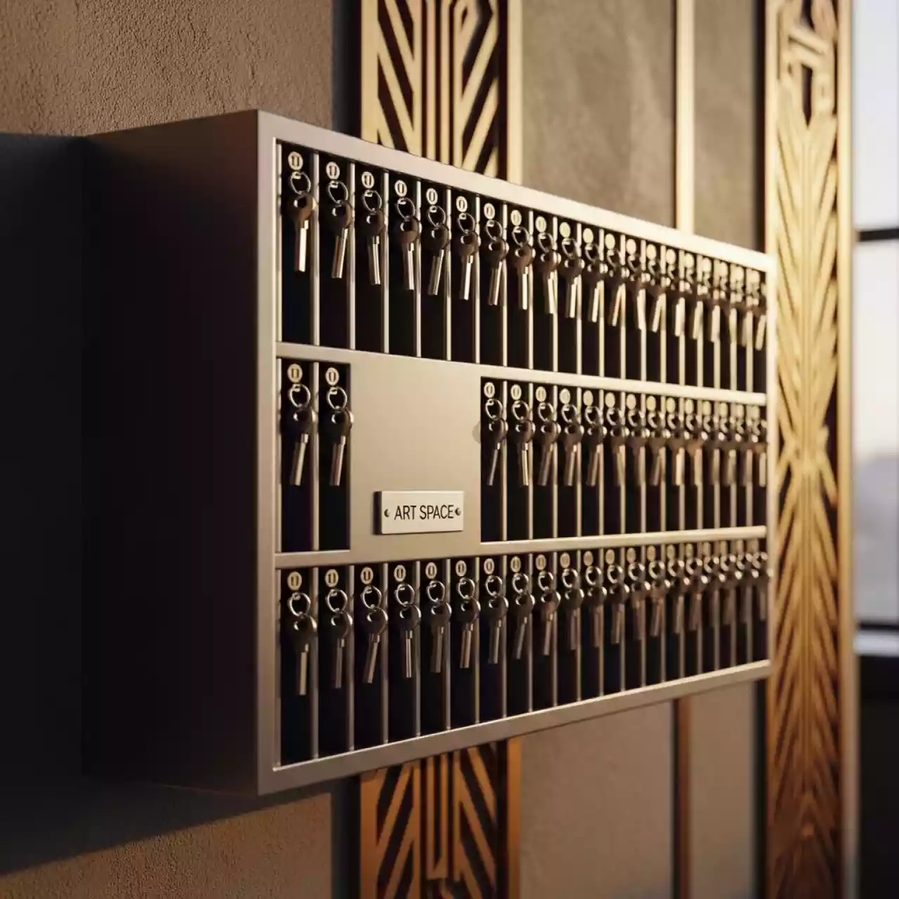 Аренда Ключница настенная металлическая Office Force на 140 ключей в отеле «Богатырь» — ART SPACE