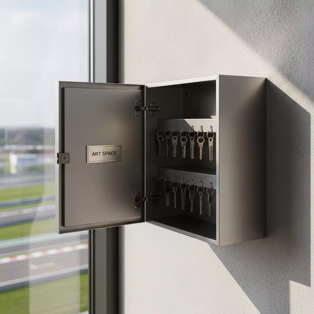 Аренда Ключница настенная металлическая Office Force на 20 ключей на Сочи Автодроме — ART SPACE