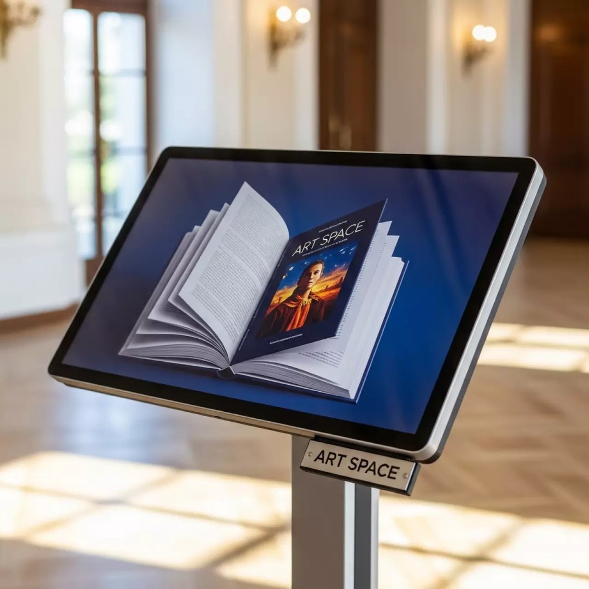 Аренда Книга интерактивная настольная мультимедийная AVKompleks RGB 43 на стационарной опоре в конгресс-холле отеля Жемчужина — ART SPACE