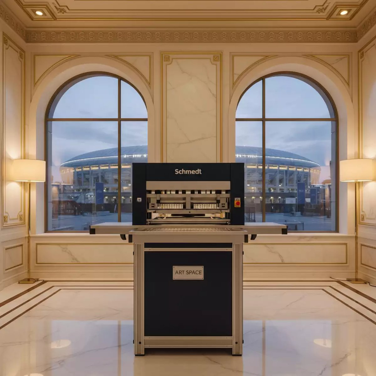 Аренда Книговставочная машина Schmedt PraLeg XS на арене «Фишт» — ART SPACE