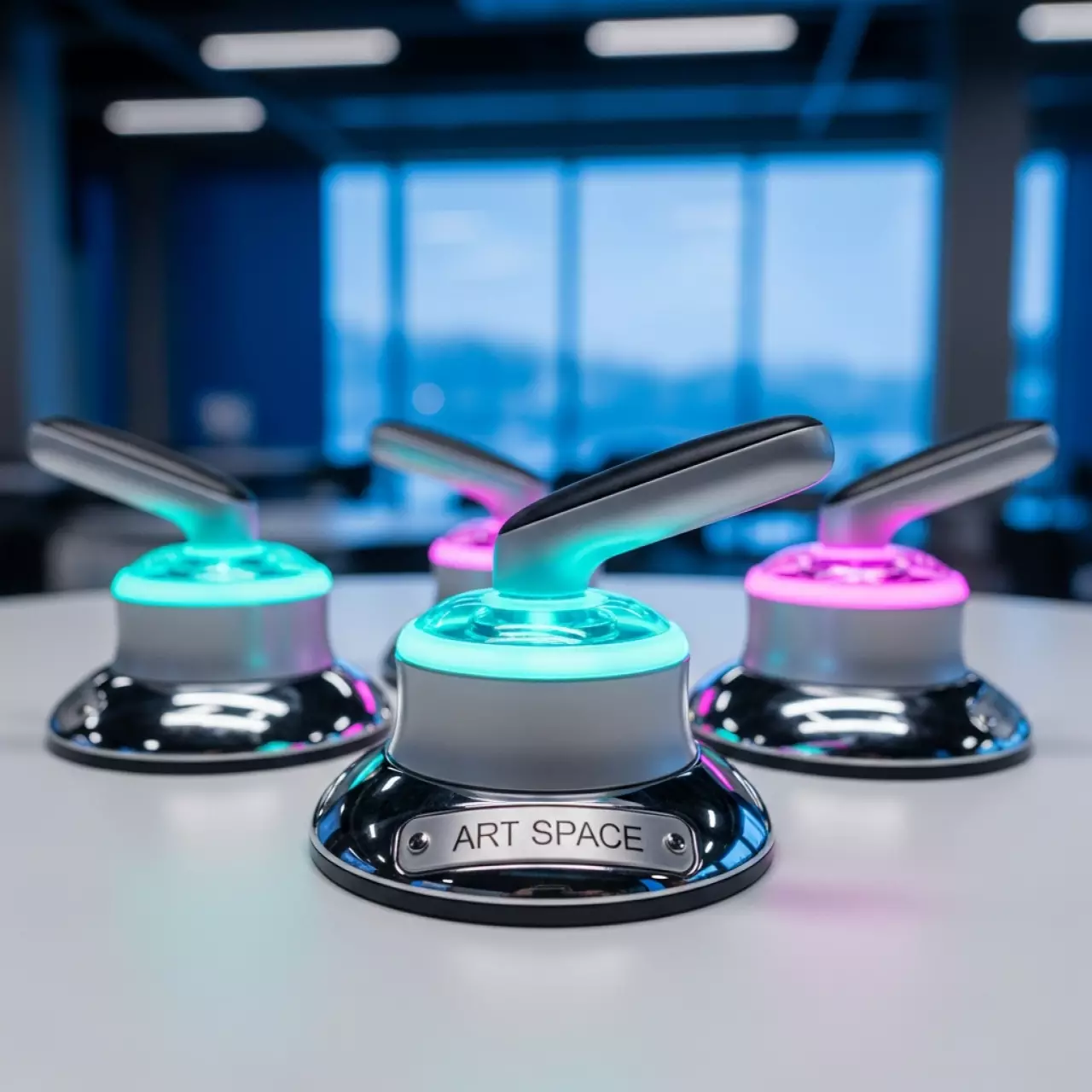 Аренда Кнопки беспроводные для викторин со звуковым модулем в ОКЦ «Галактика» — ART SPACE