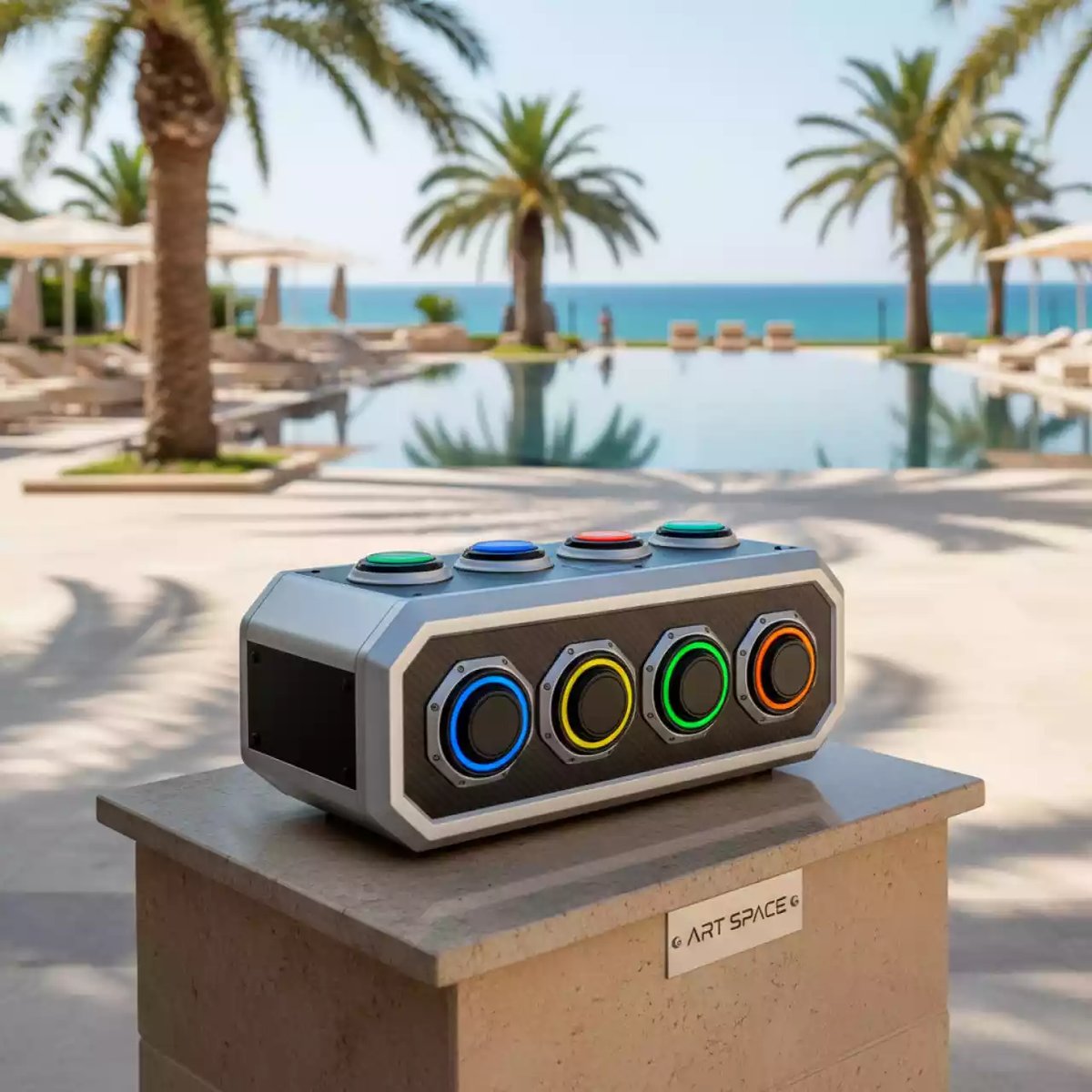 Аренда Кнопки для кроссфит баттла Outfighter в Radisson Collection Paradise — ART SPACE