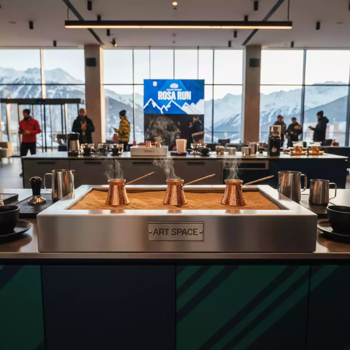 Аренда Кофе на песке в Green Flow Hotel — ART SPACE