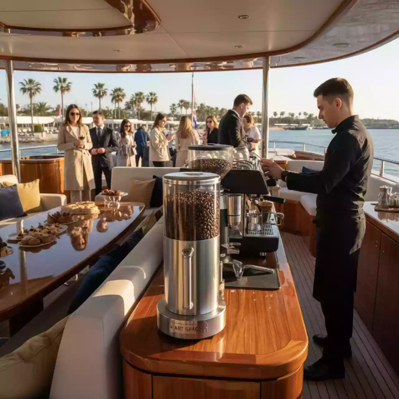 Аренда Кофе в зернах на VIP-яхте (Имеретинский порт) — ART SPACE