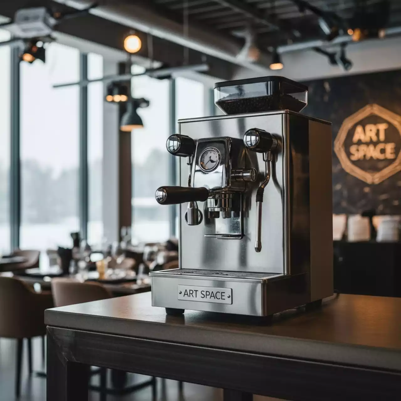 Аренда Кофемашина автоматическая зерновая De’Longhi в ресторане «Voda» — ART SPACE