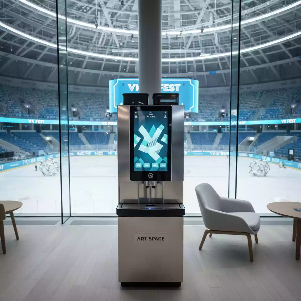 Аренда Кофемашина автоматическая зерновая Dr Coffee Proxima M 12 в ледовом дворце «Большой» — ART SPACE