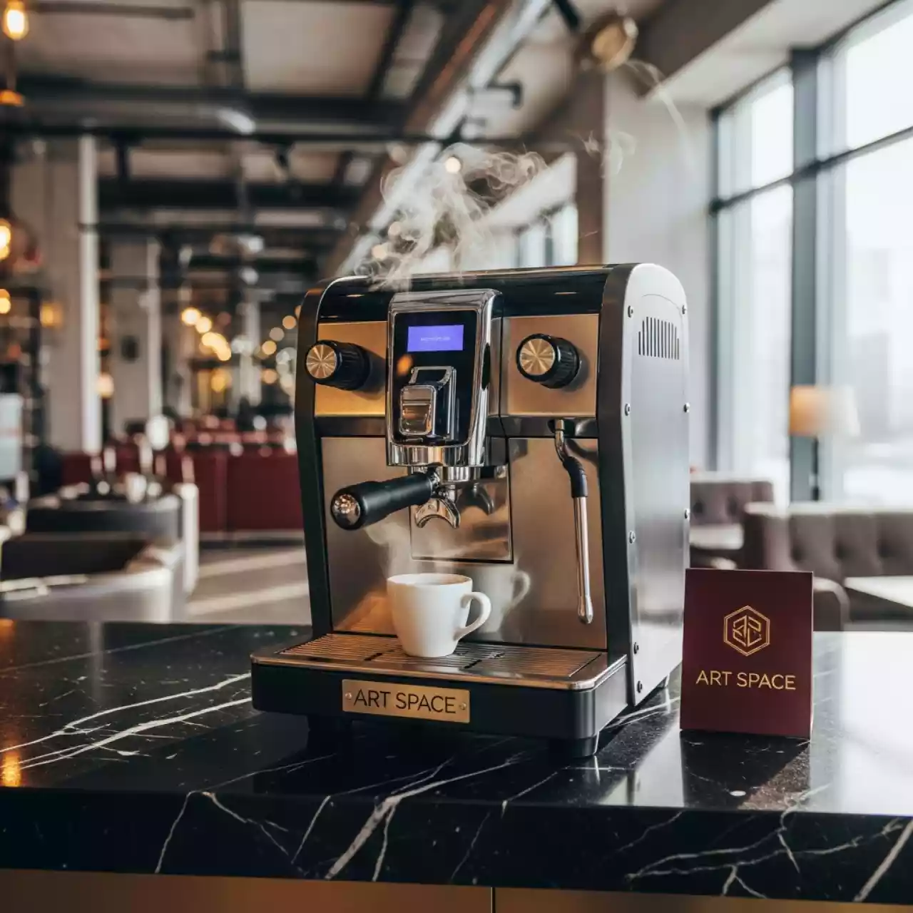 Аренда Кофемашина автоматическая зерновая Saeco Royal в ресторане «Brunello» — ART SPACE