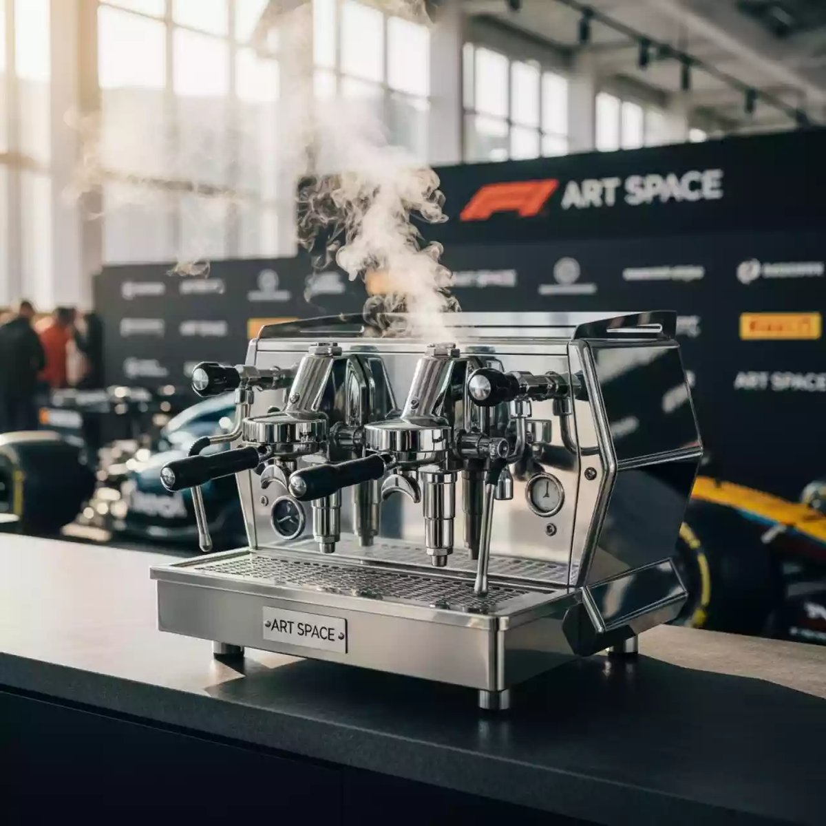 Аренда Кофемашина двухрожковая SM в ледовом дворце «Роза Хутор» — ART SPACE