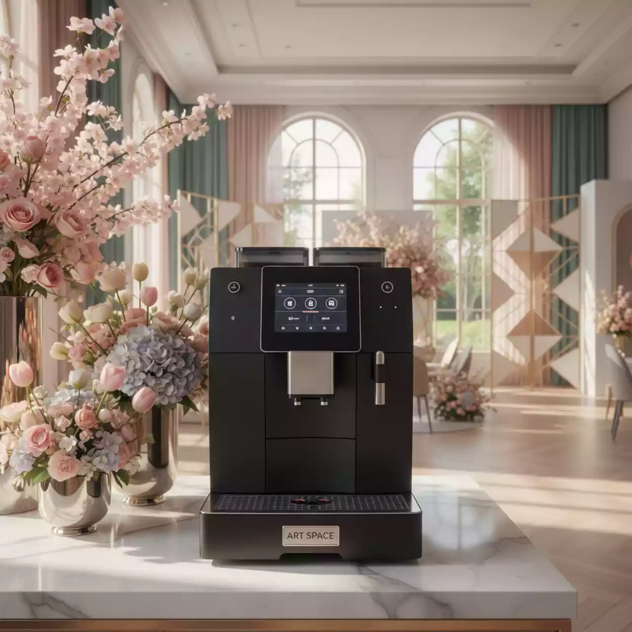 Аренда Кофемашина Hurakan HKN ME 709 в Mercure Сочи Центр — ART SPACE