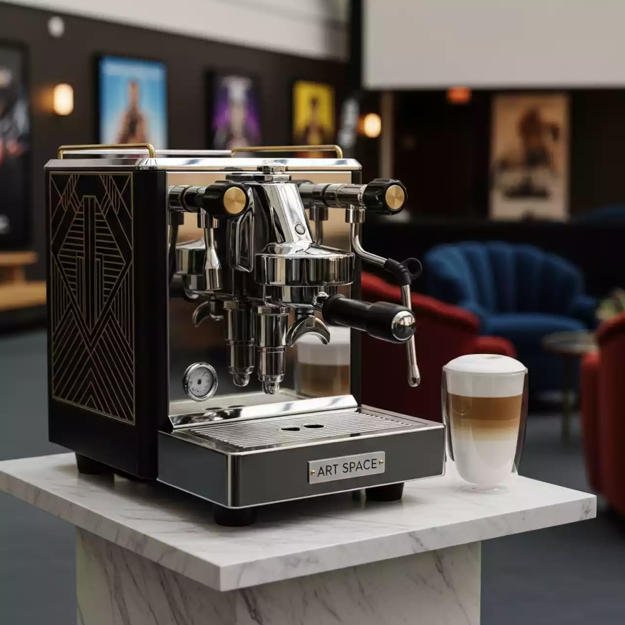 Аренда Кофемашина Merol с функцией приготовления капучино и латте в Gamma Sirius — ART SPACE