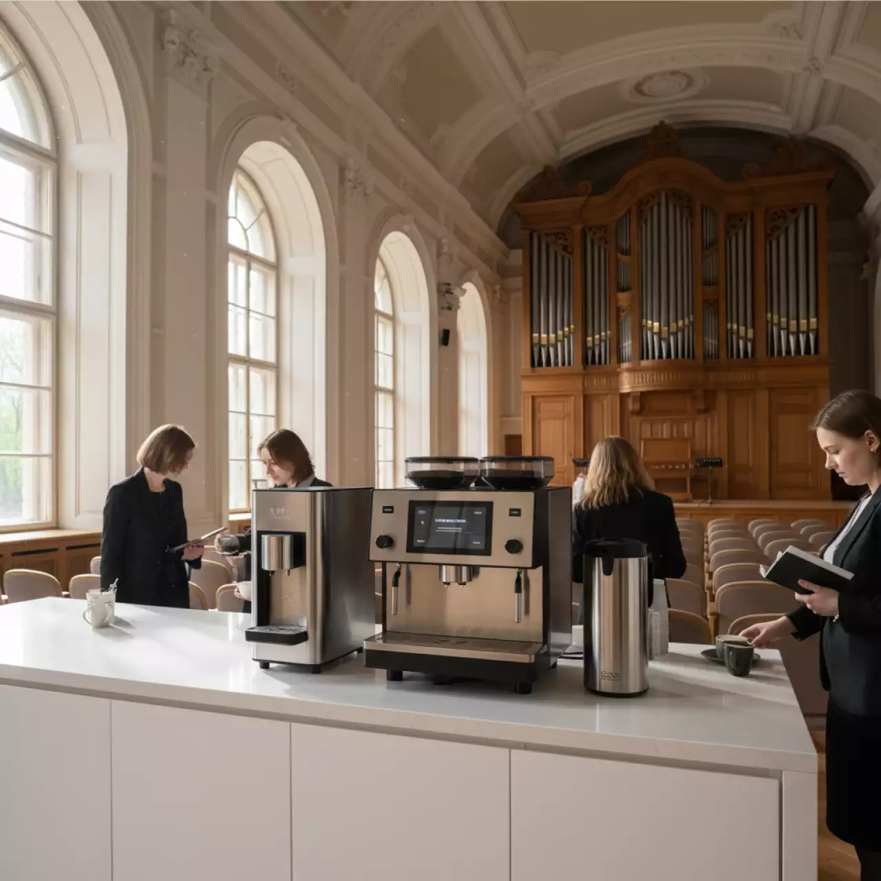 Аренда Кофемашины и водонагреватели в Зале органной и камерной музыки — ART SPACE