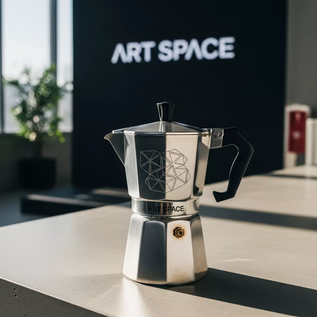 Аренда Кофеварка гейзерная Ghiri Gori Platino на 2 порции деколь в Red Arena — ART SPACE