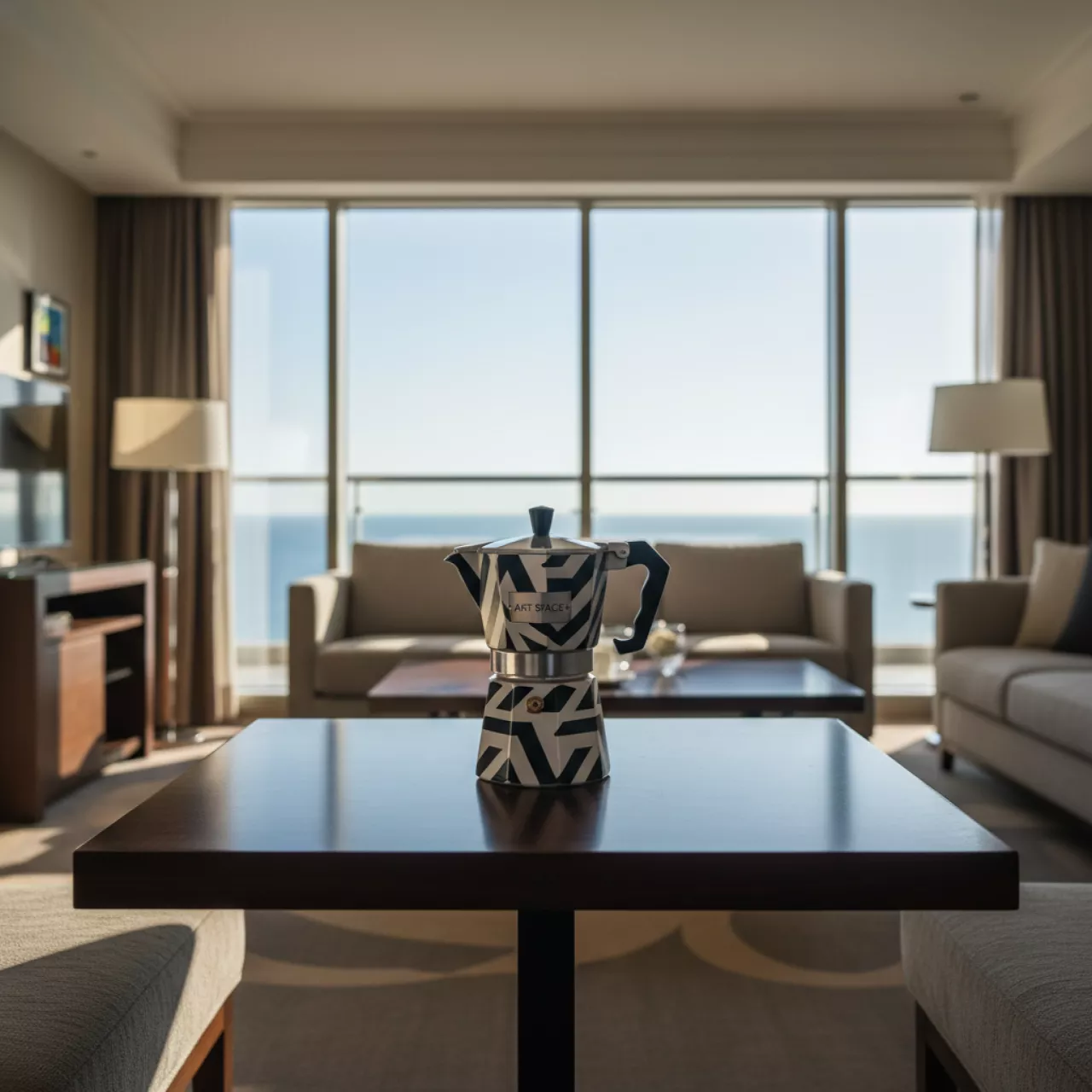 Аренда Кофеварка гейзерная на 2 порции декор Ritmo Espresso в отеле Hyatt Regency Sochi — ART SPACE