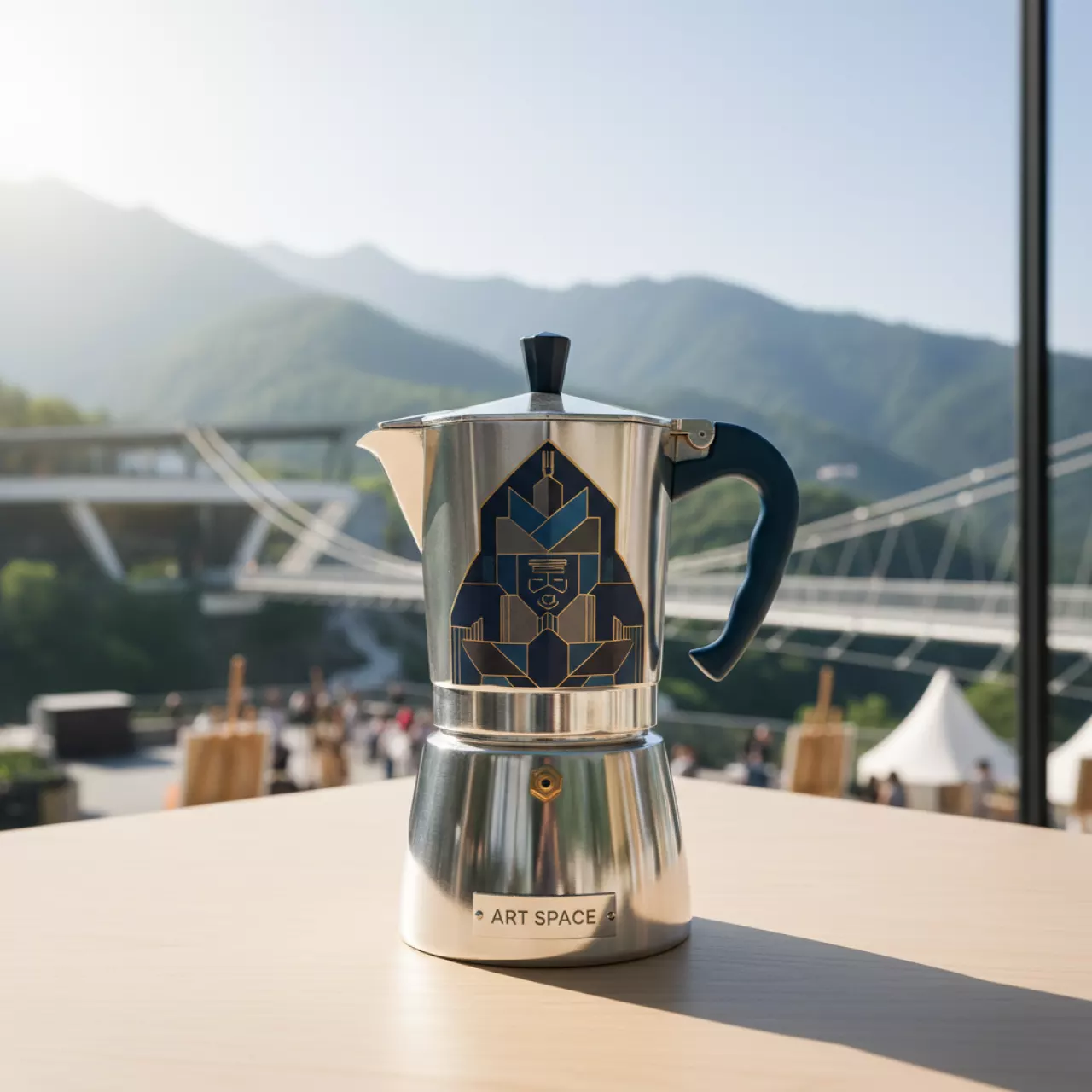 Аренда Кофеварка гейзерная на 4 порции деколь Preziosa в Skypark Sochi — ART SPACE