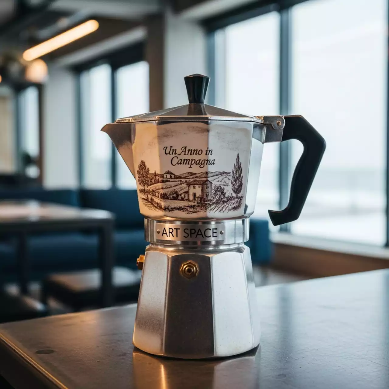 Аренда Кофеварка гейзерная на 4 порции декор Un Anno in Campagna на пляже «Мандарин» — ART SPACE