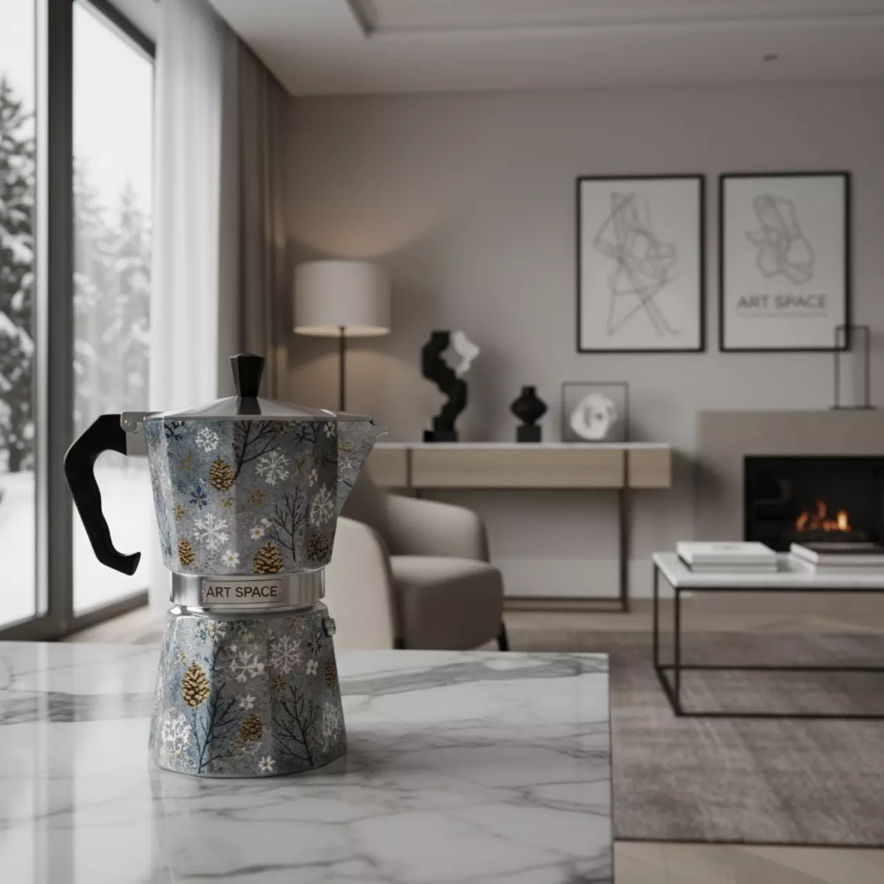 Аренда Кофеварка гейзерная Un Anno in Campagna на 4 порции деколь в Rodina Grand Hotel & SPA — ART SPACE