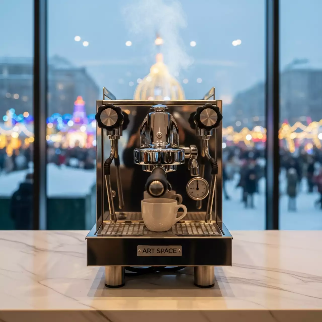 Аренда Кофеварка Hurakan HKN ME 715 в ресторане «Sanremo» — ART SPACE