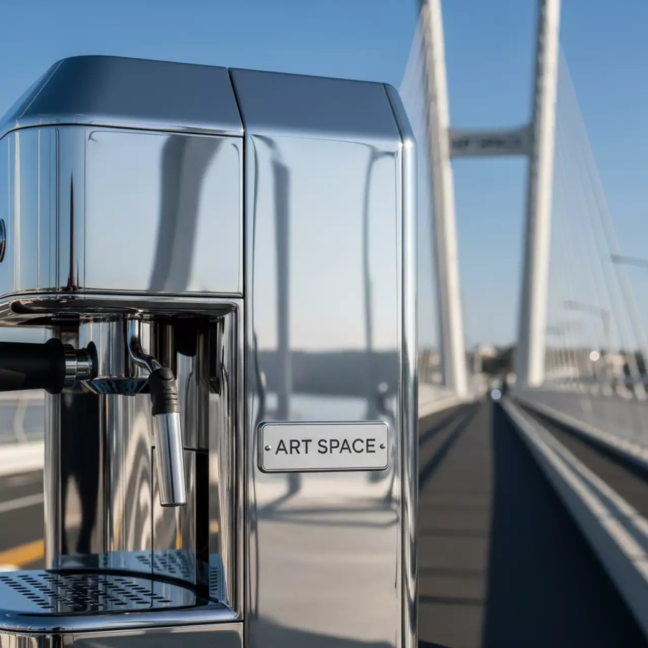 Аренда Кофеварка серебристая в Skypark Sochi — ART SPACE