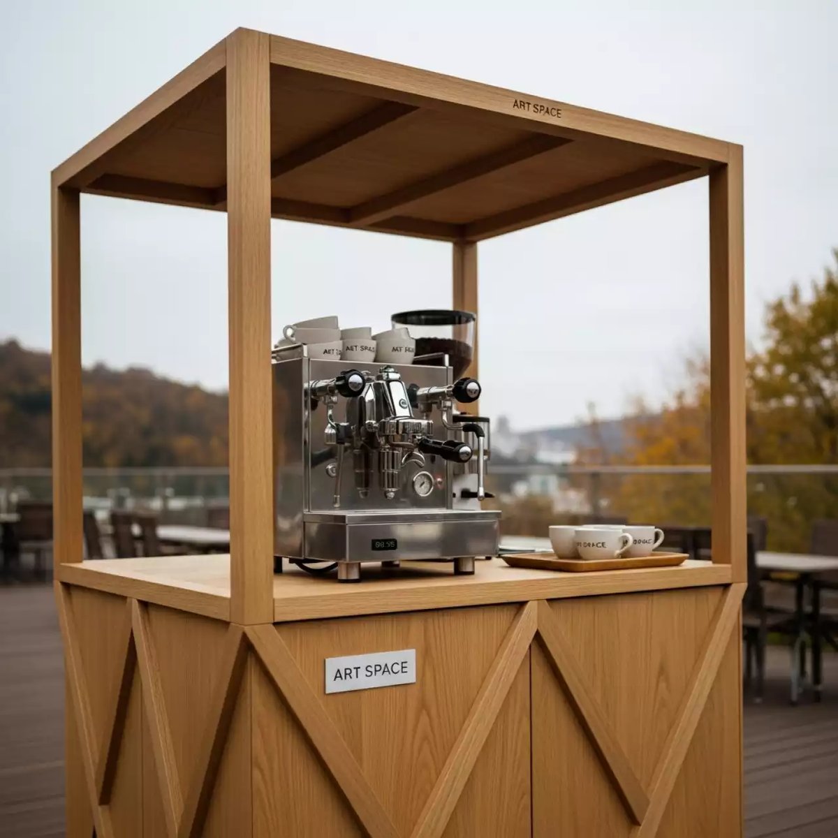 Аренда Кофейная станция для open air в ресторане «Плакучая Ива» — ART SPACE