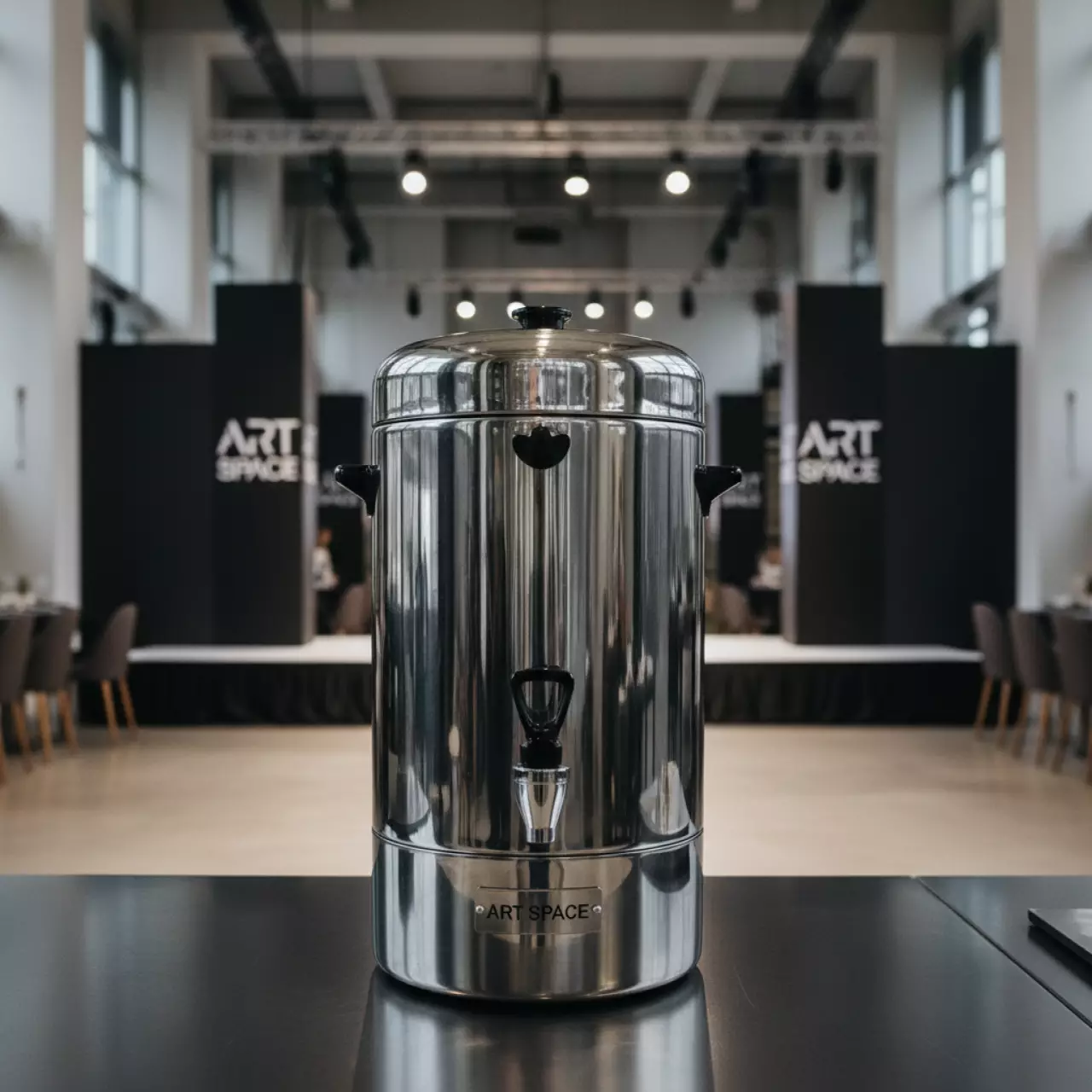 Аренда Кофейник вакуумный 15 л нержавеющая сталь в ресторане «D.O.M» — ART SPACE