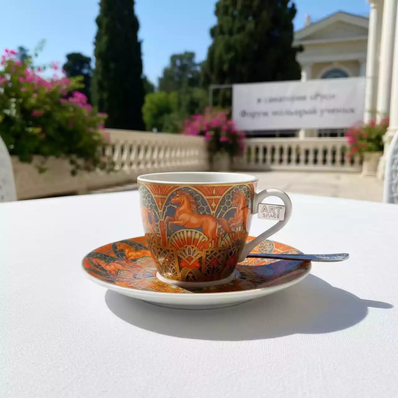 Аренда Кофейные пары для эспрессо Chevaux Du Vent в санатории «Русь» — ART SPACE